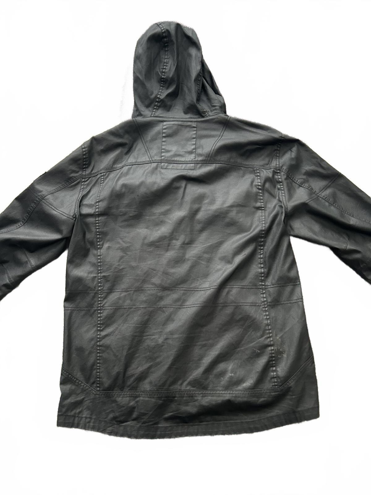 Other Men's Black Leather Hooded Jacket by Projek Raw Size US M / EU 48-50 / 2 - 6 Thumbnail