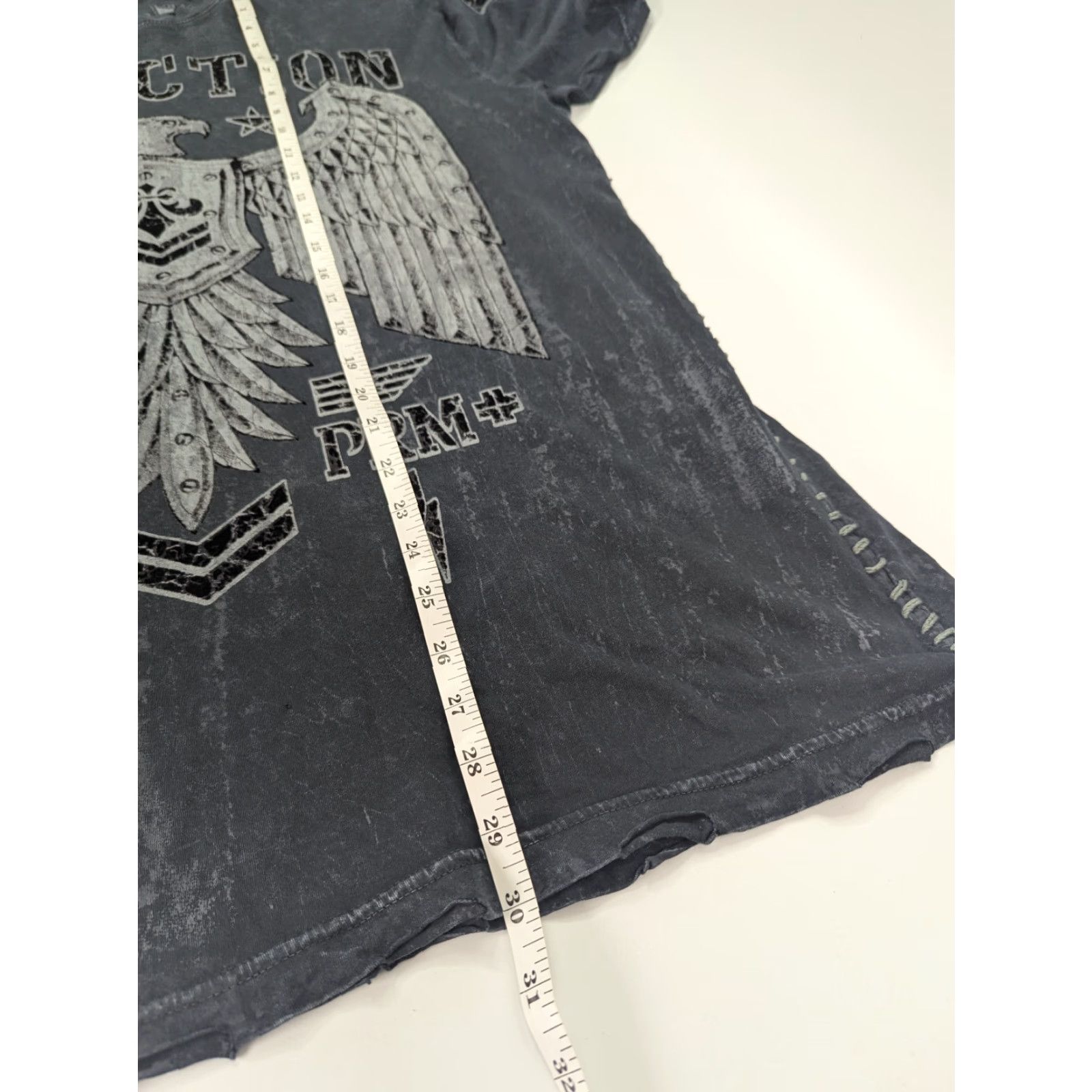 Affliction VINTAGE Affliction Shirt XL Black Lava Eagle Distress Y2K Streetwear USA Skull Grunge Logo Mens Size US XL / EU 56 / 4 - 7 Thumbnail