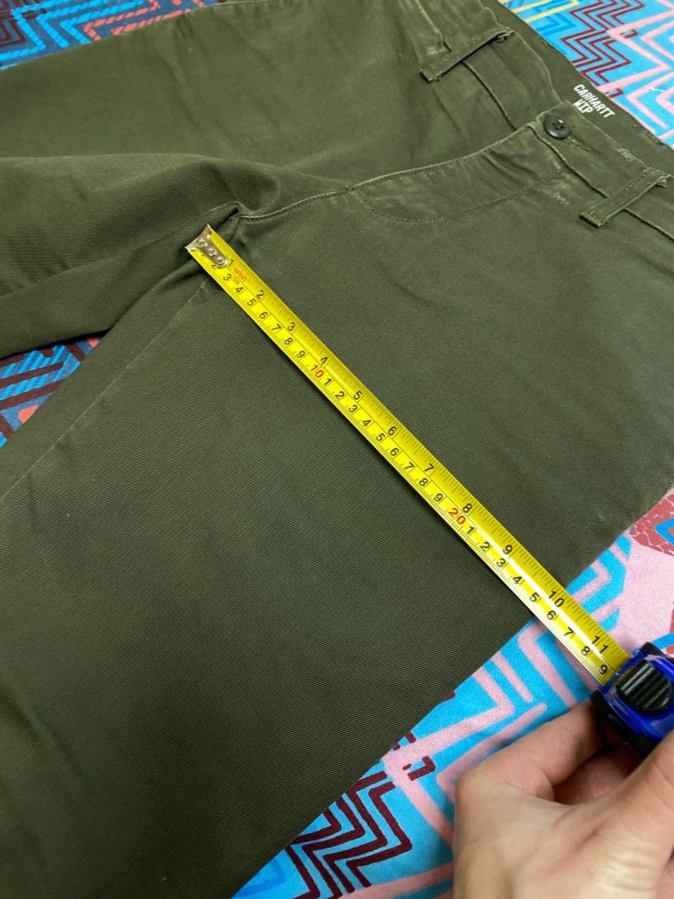 Carhartt vintage jeans pants Y2K Carhartt WIP logo streetwear Size US 31 - 9 Thumbnail