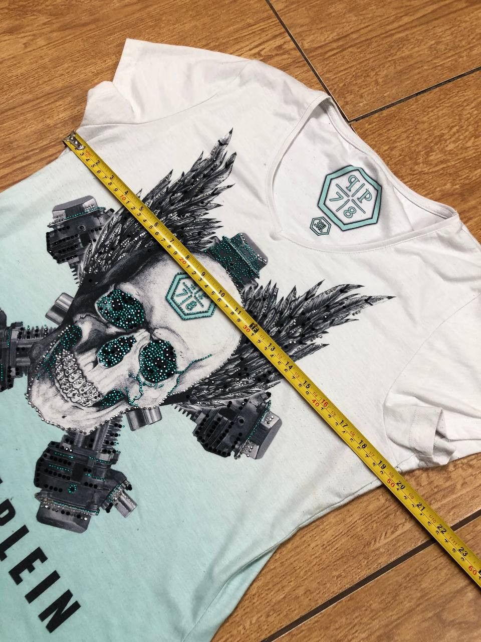 Japanese Brand × Philipp Plein Y2K Affliction Style All Over Print T Shirt Tee Japan Size US M / EU 48-50 / 2 - 12 Thumbnail