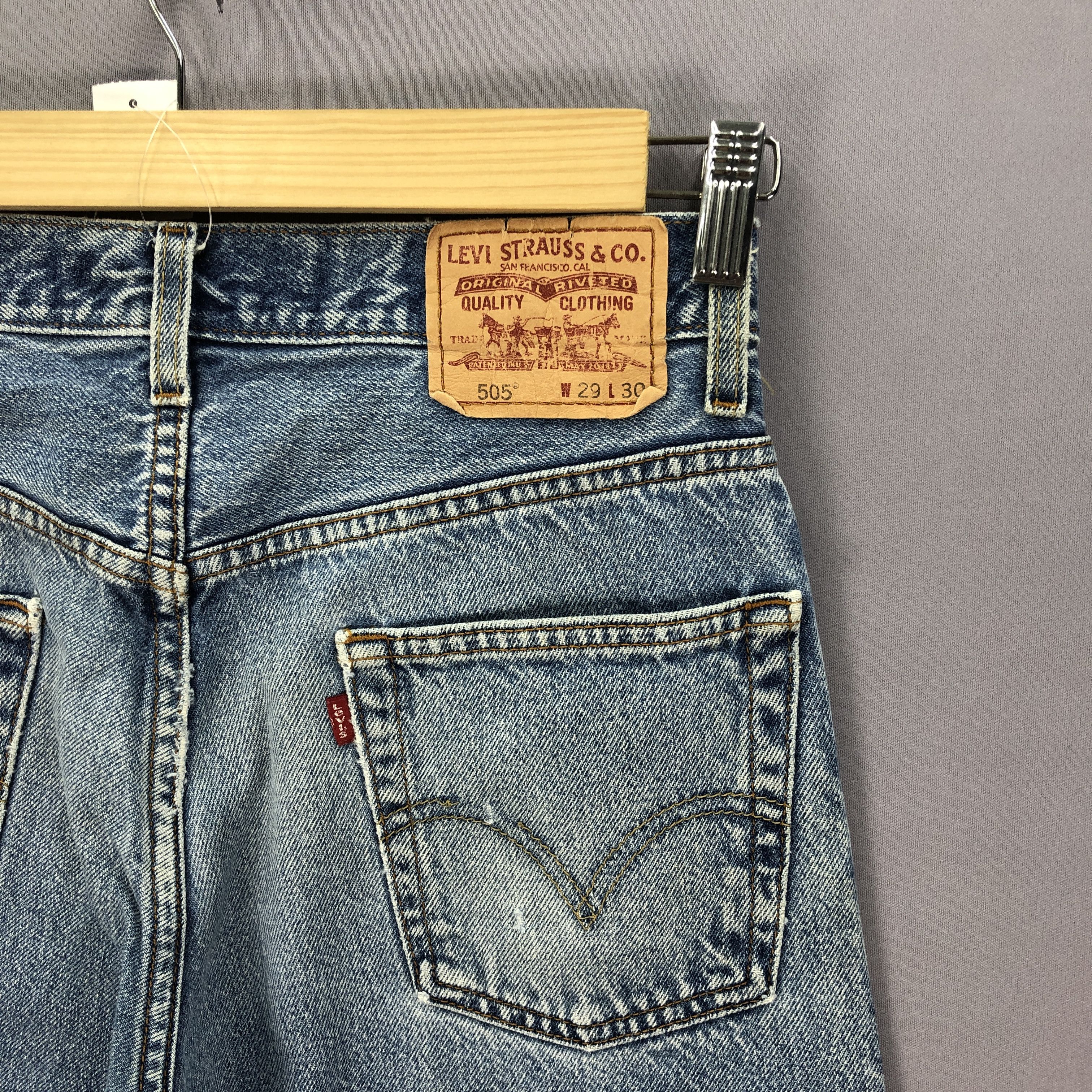 Levi's × Vintage Vintage Dirty Levis Stone Wash Jeans Levi's Faded Denim Size US 28 / EU 44 - 5 Thumbnail