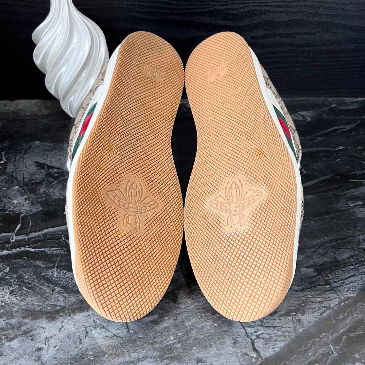 Gucci Gucci white/brown allover print casual 44.5 mint Size US 11.5 / EU 44-45 - 5 Thumbnail