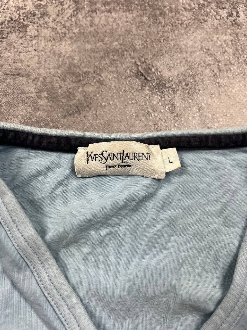 Yves Saint Laurent Vintage YSL Tee Yves Saint Laurent Monogram T-shirt Luxury Size US L / EU 52-54 / 3 - 9 Thumbnail