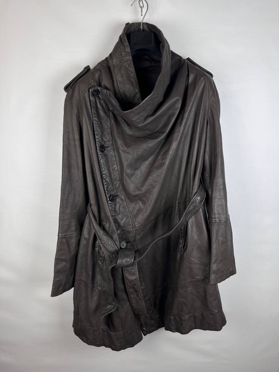 Allsaints Allsaints leather whitton coat woman size 14 Size L / US 10 / IT 46 - 1 Thumbnail