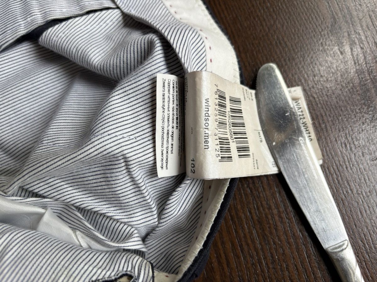 Designer × Windsor Smith Windsor Men’s Pinstripe Suit – Slim Fit, 100% Wool, Excell Size 50L - 14 Thumbnail