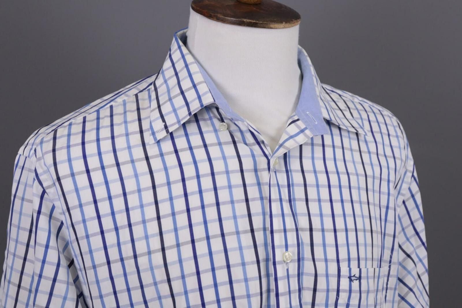 Paul & Shark Paul & Shark Yachting White Check Shirt Size 43 Size US M / EU 48-50 / 2 - 8 Thumbnail