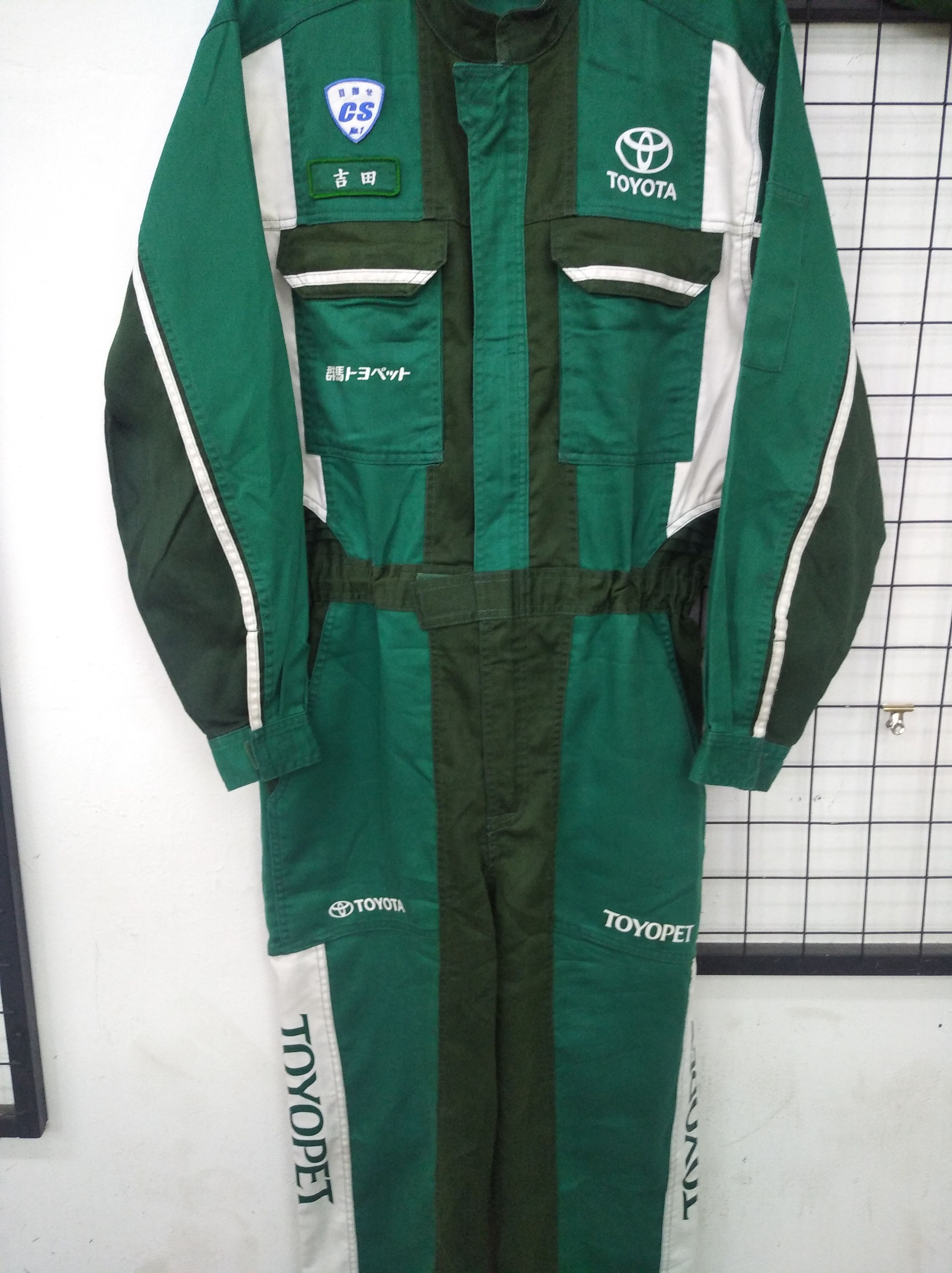 Japanese Brand × Sports Specialties Vintage Toyota Techno Toyopet Overalls Jumpsuits Racing Size US 34 / EU 50 - 1 Thumbnail
