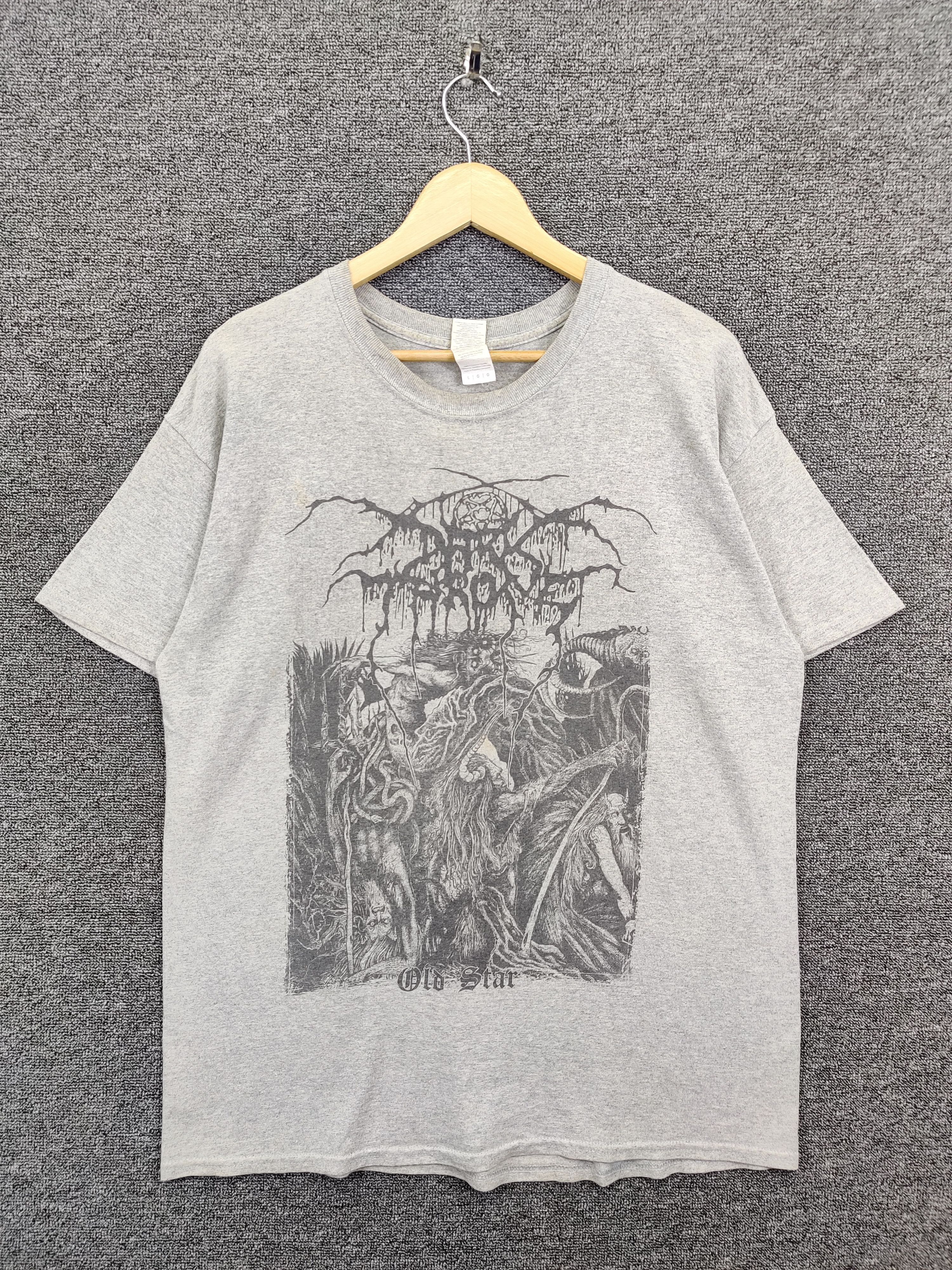 Band Tees Darkthrone Old Star Black Metal Tee Tshirt Size US L / EU 52-54 / 3 - 1 Thumbnail