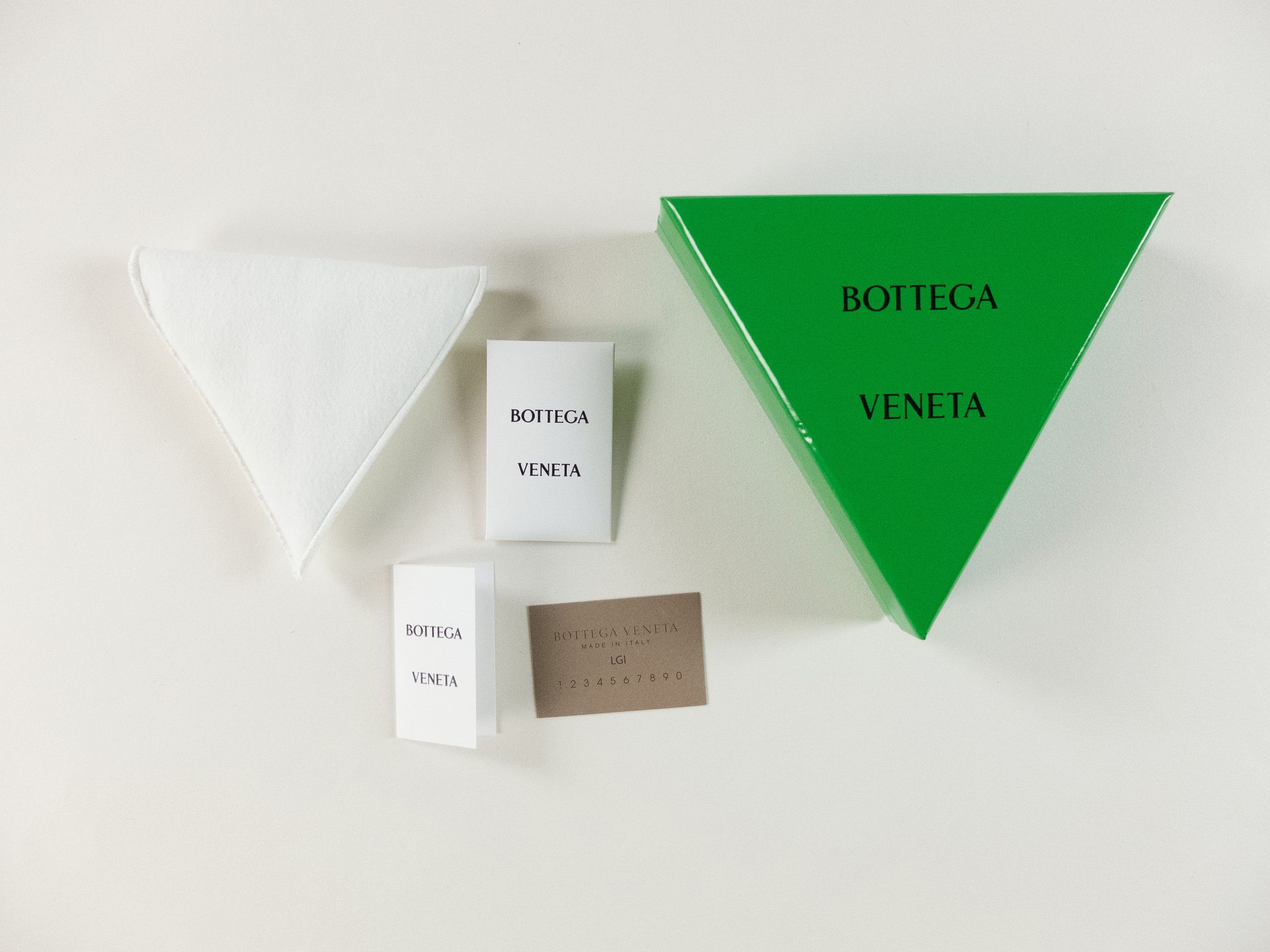 Bottega Veneta BOTTEGA VENETA blue Triangle enamel Sterling silver earrings Size ONE SIZE - 7 Thumbnail