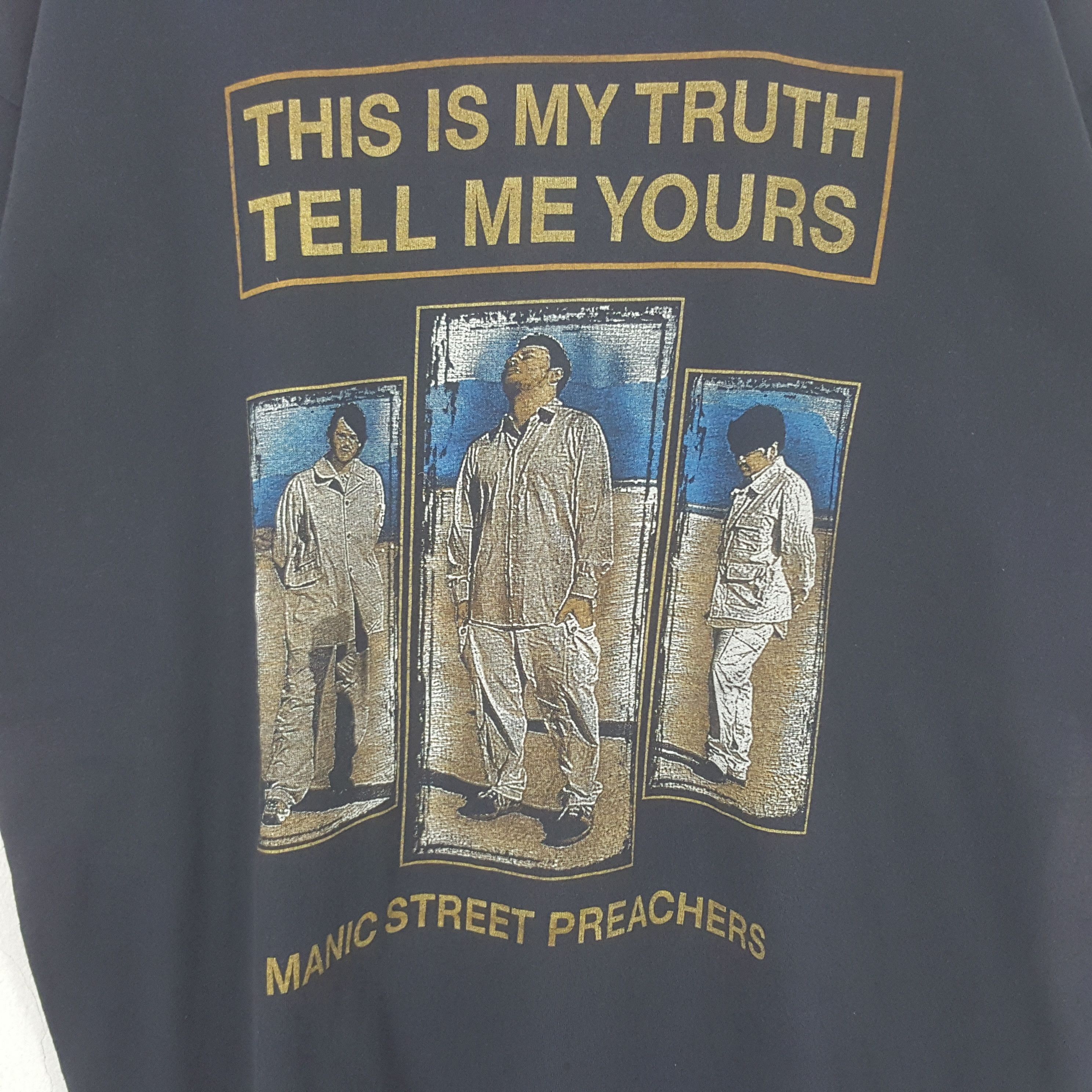 Band Tees Vintage Manic Street Preachers Rock Band 90's Tshirt RR26 Size US XL / EU 56 / 4 - 2 Thumbnail
