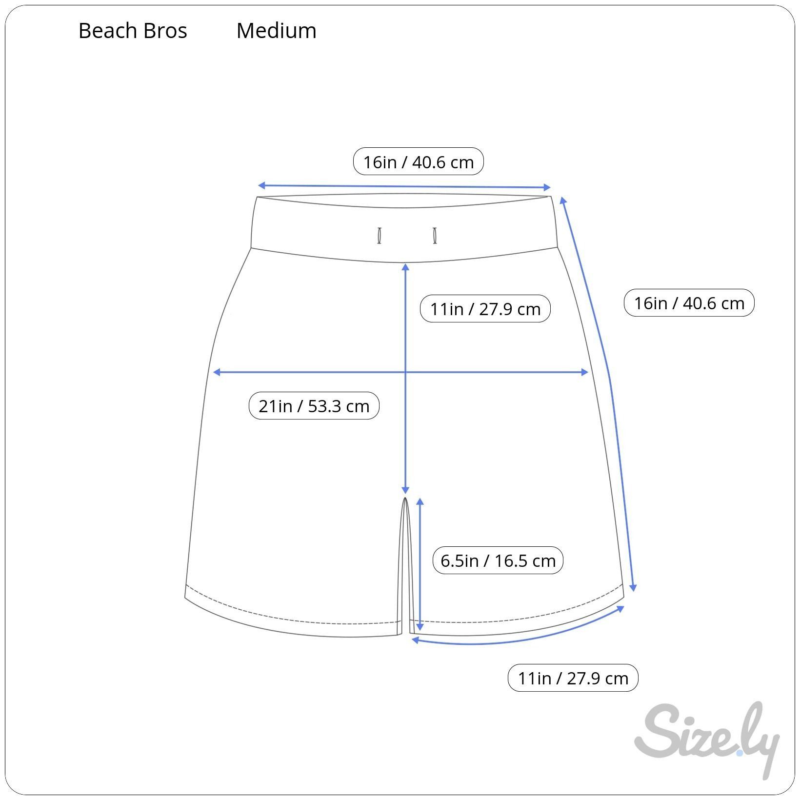 Other Beach Bros Men's Red White & Blue Patterned Swim Shorts Medi Size US 32 / EU 48 - 2 Thumbnail