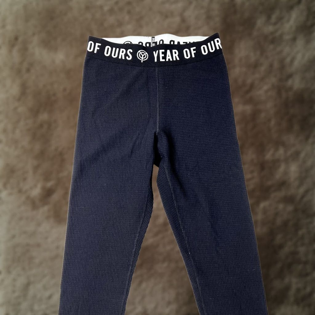 Vintage Year Of Ours Thermal Leggings S Black Pull On 137288 Size 28" / US 6 / IT 42 - 1 Thumbnail