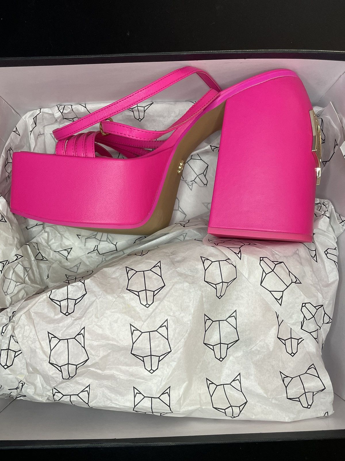 NAKED WOLFE NAKED WOLFE PLATFORM HEELS NEVER WORN Size US 10 / IT 40 - 2 Thumbnail
