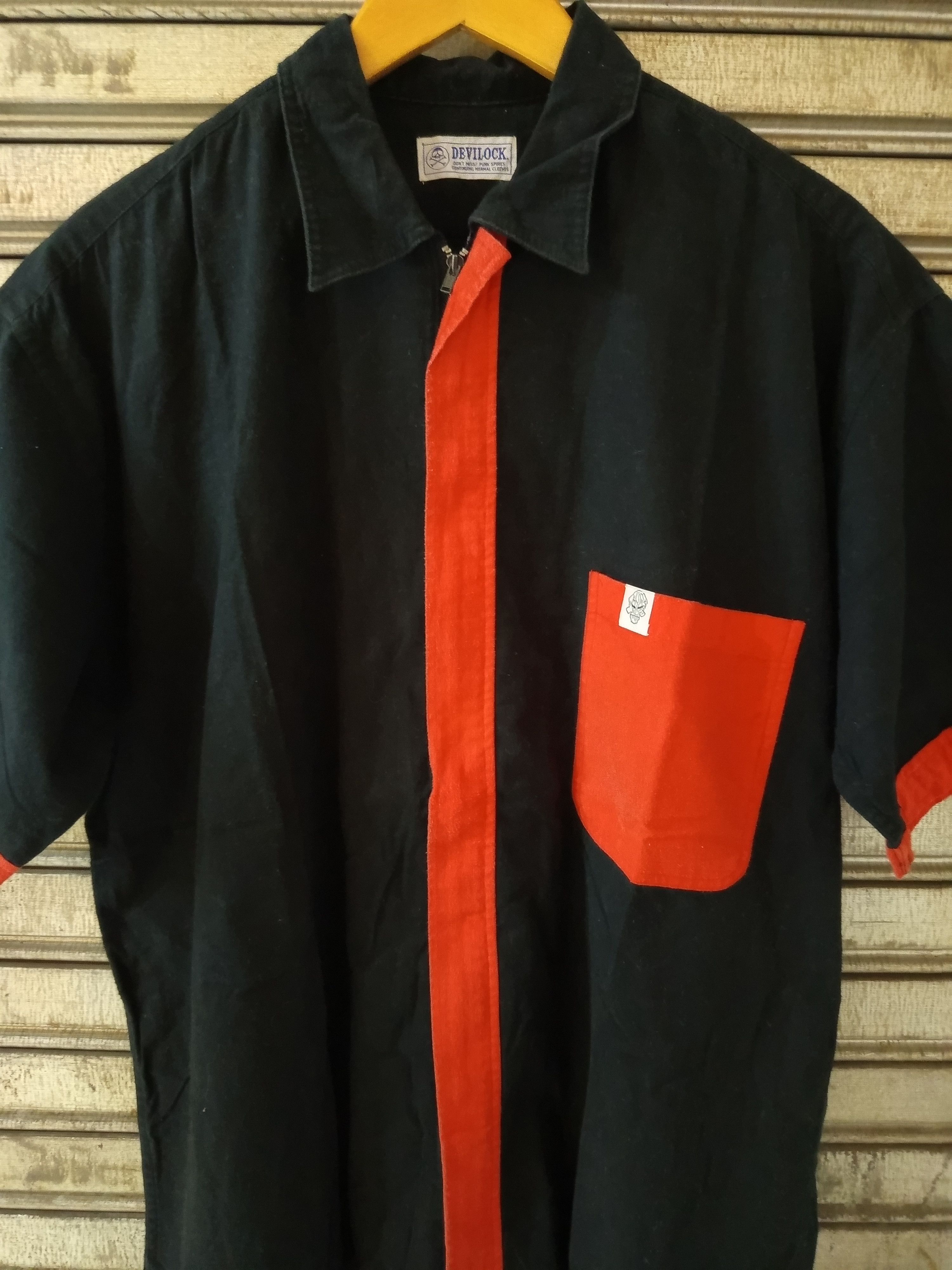 Devilock Devilock Zip-Up Short Sleeve Shirt Size US L / EU 52-54 / 3 - 5 Thumbnail