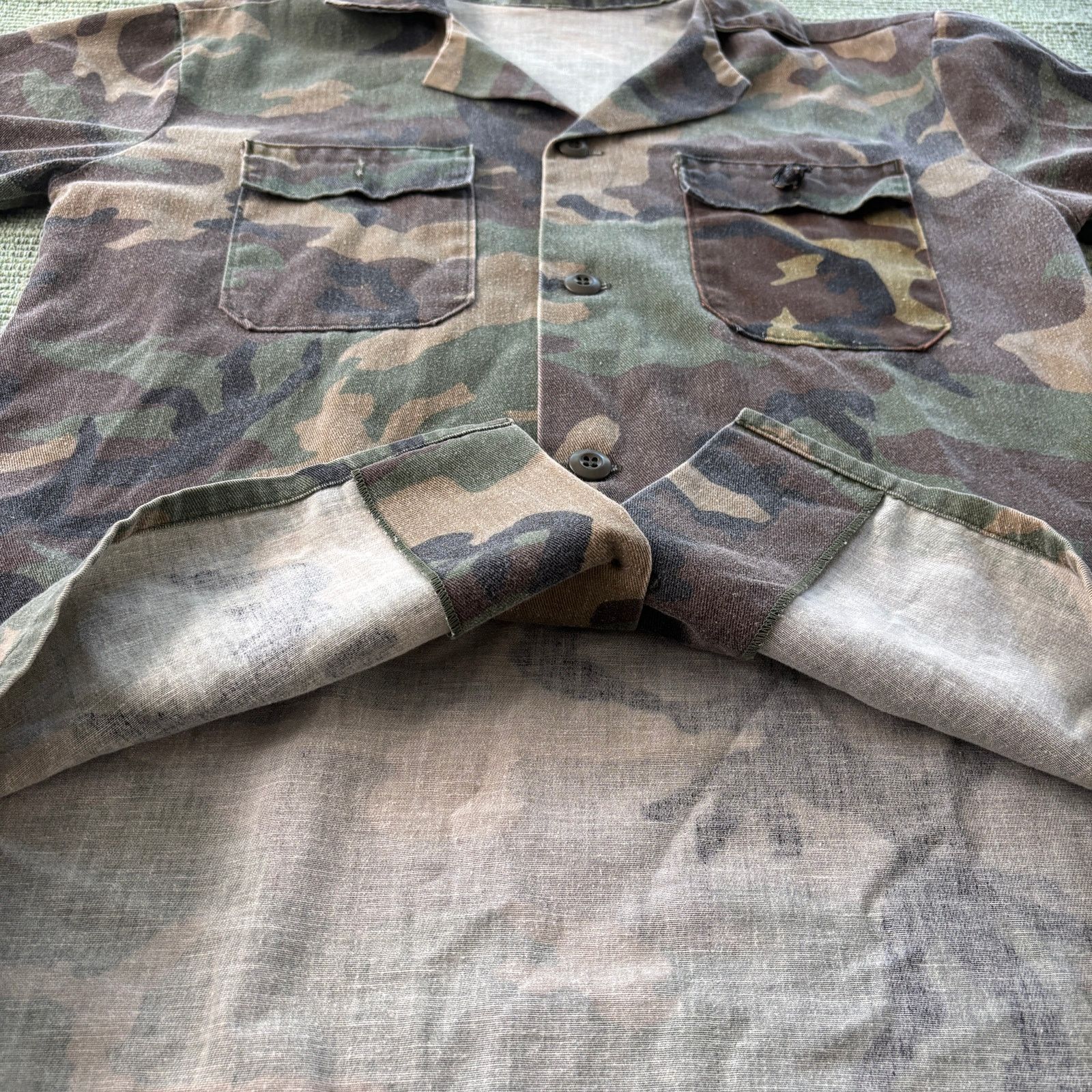Vintage Vintage Cotton Camo US Marines Military Button Up Shirt Sz L Size US L / EU 52-54 / 3 - 9 Thumbnail