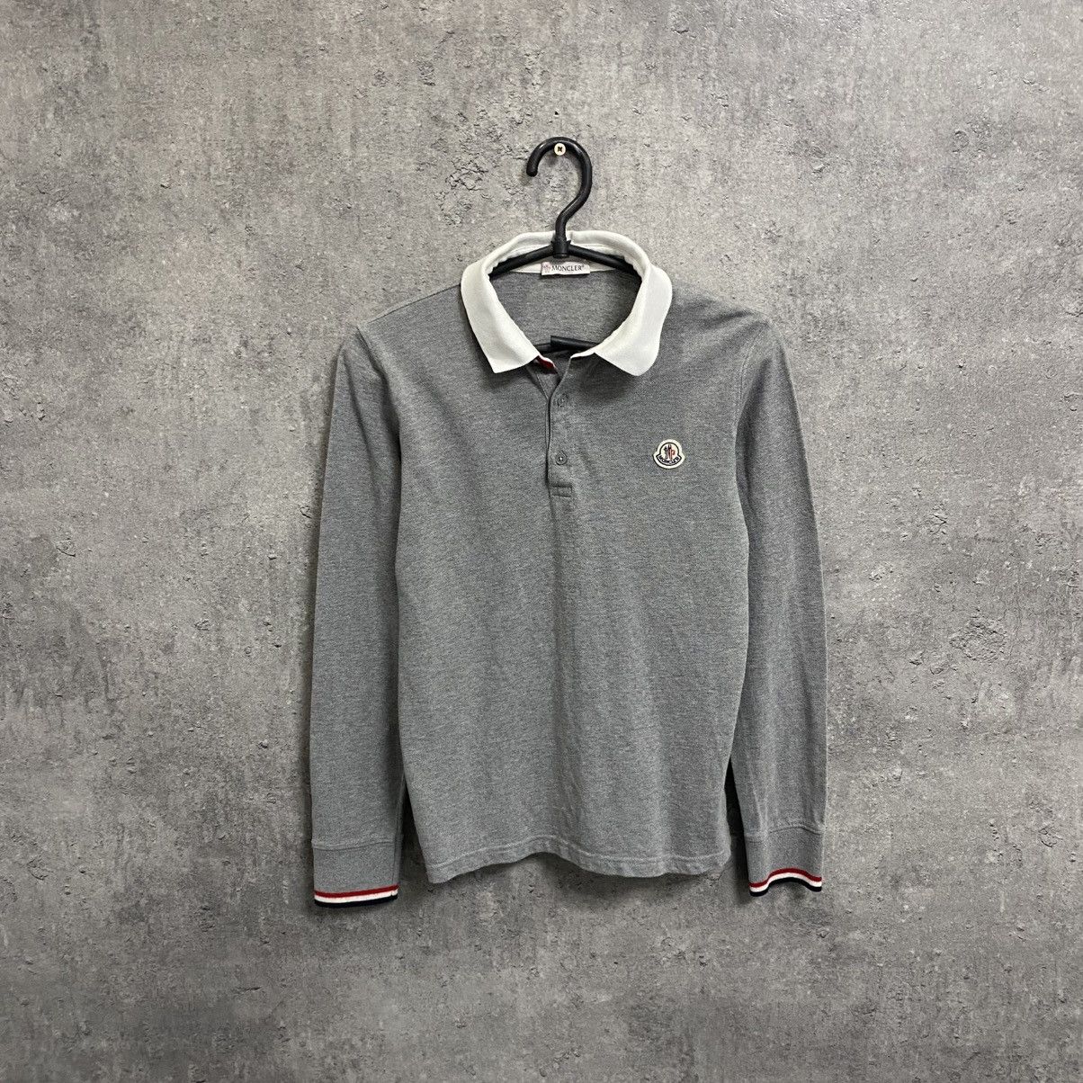 Moncler Moncler Polo Long Sleeve Size US XXS / EU 40 - 1 Thumbnail