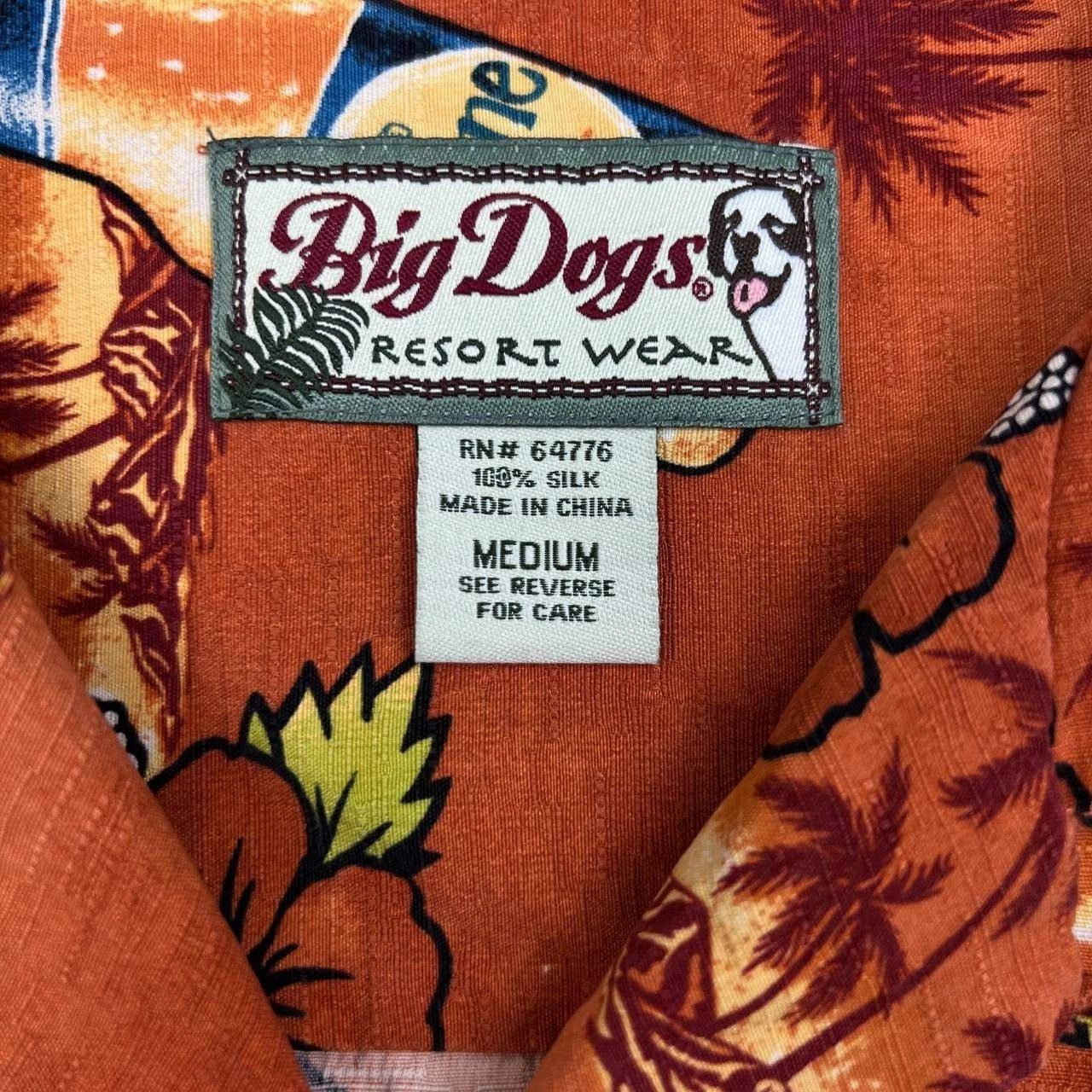 Big Dogs Big Dogs Resort Wear Shirt Men Hawaiian Button Up Collared M Size US M / EU 48-50 / 2 - 7 Thumbnail
