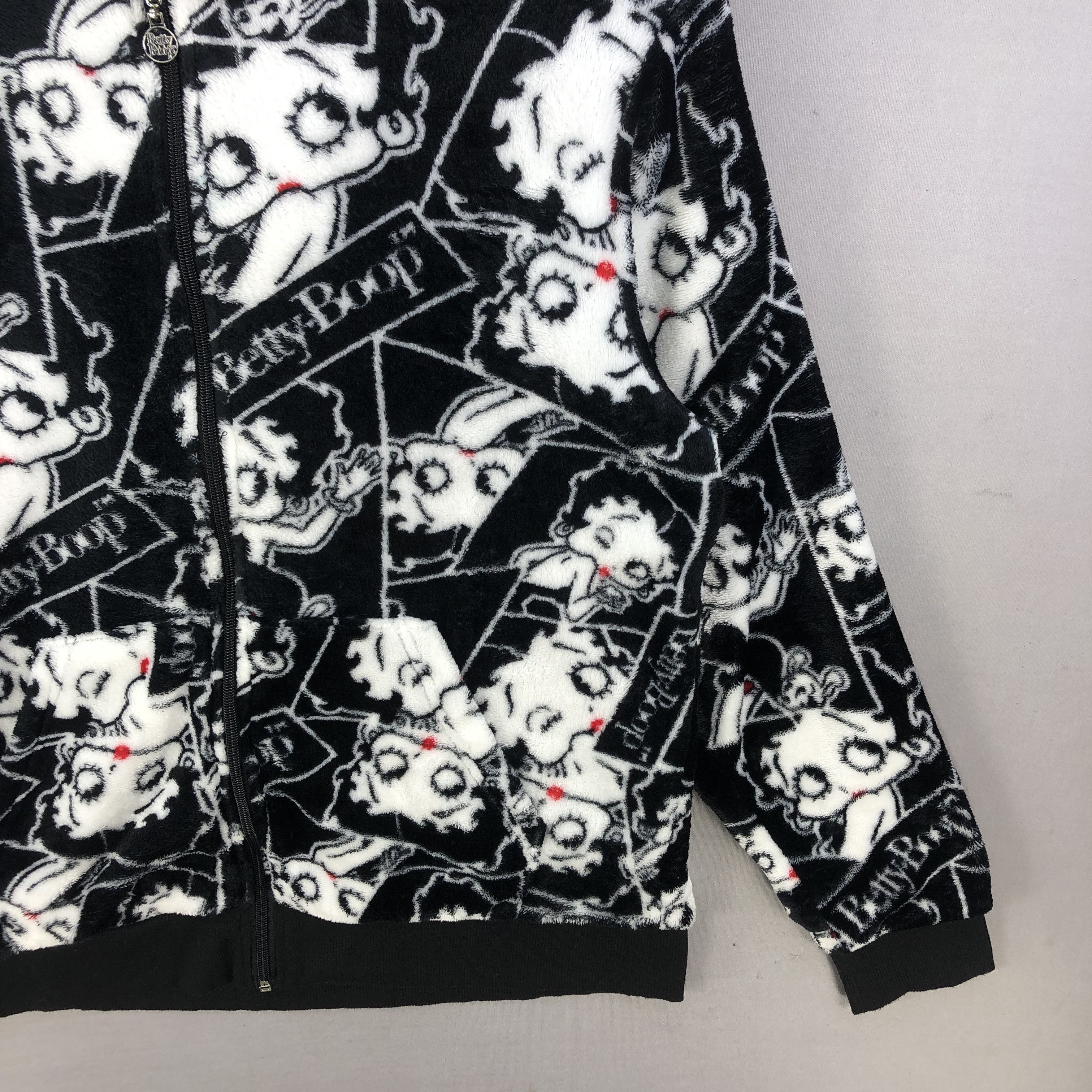 Hysteric Glamour All Over Print Betty Boop Fleece Hooded Jacket Size US S / EU 44-46 / 1 - 3 Thumbnail