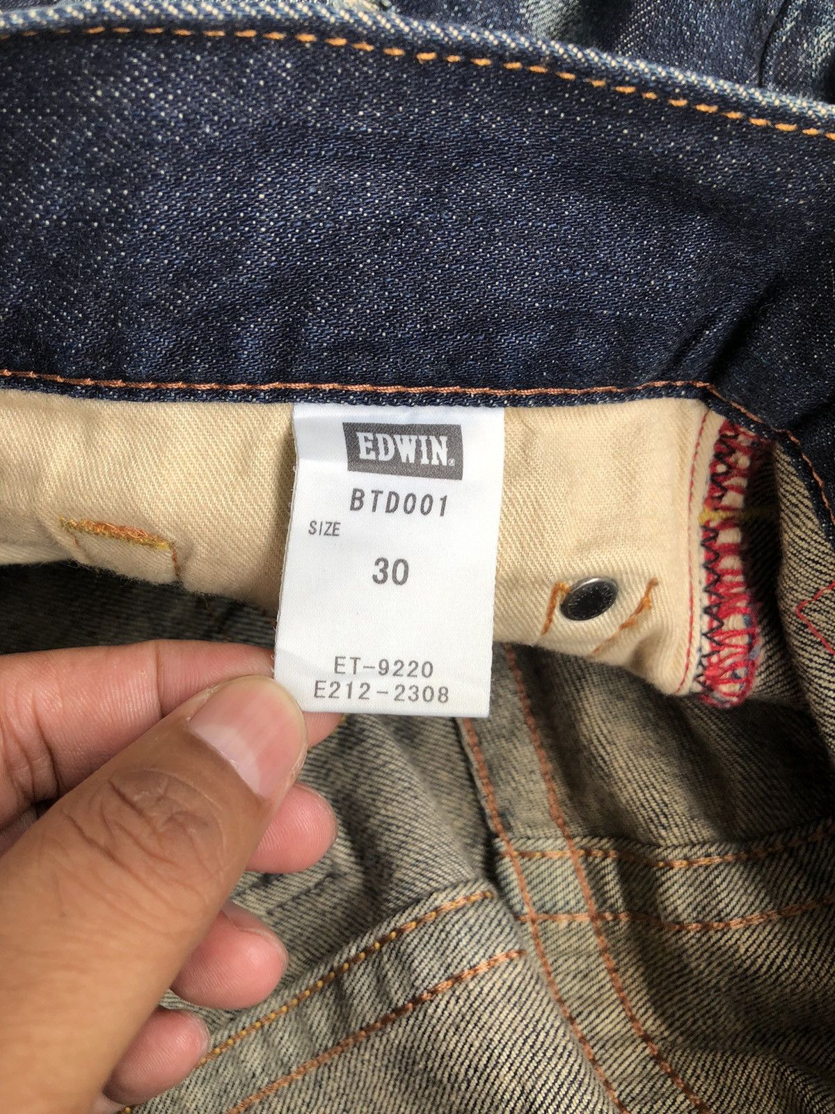 If Six Was Nine Japanese Edwin Blue Trip Flared Jeans Distressed Jeans Size US 32 / EU 48 - 19 Thumbnail