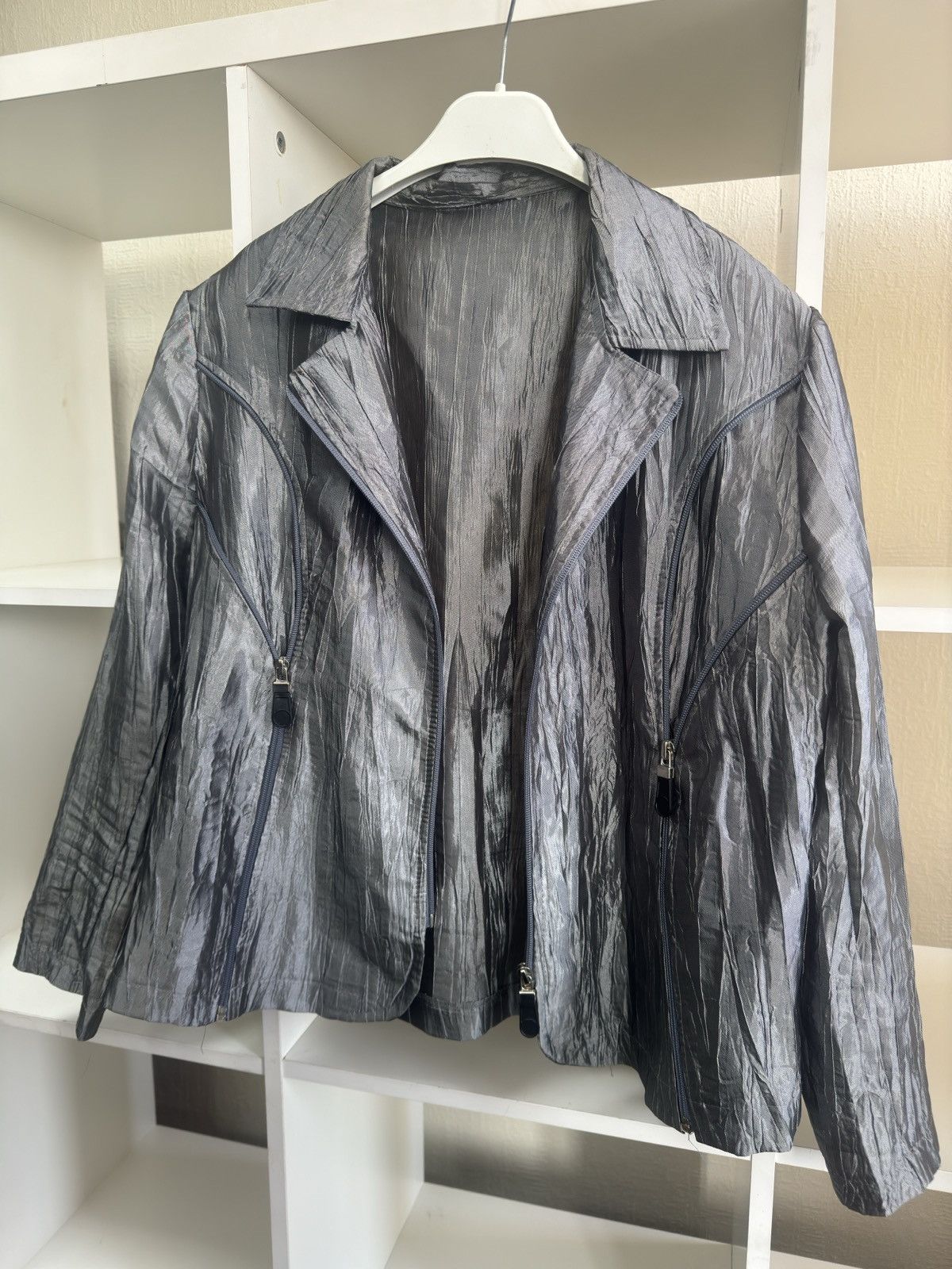 Japanese Brand Vintage Japanese Zip Post Archive/Issey Miyake Style Jacket Size US S / EU 44-46 / 1 - 11 Thumbnail