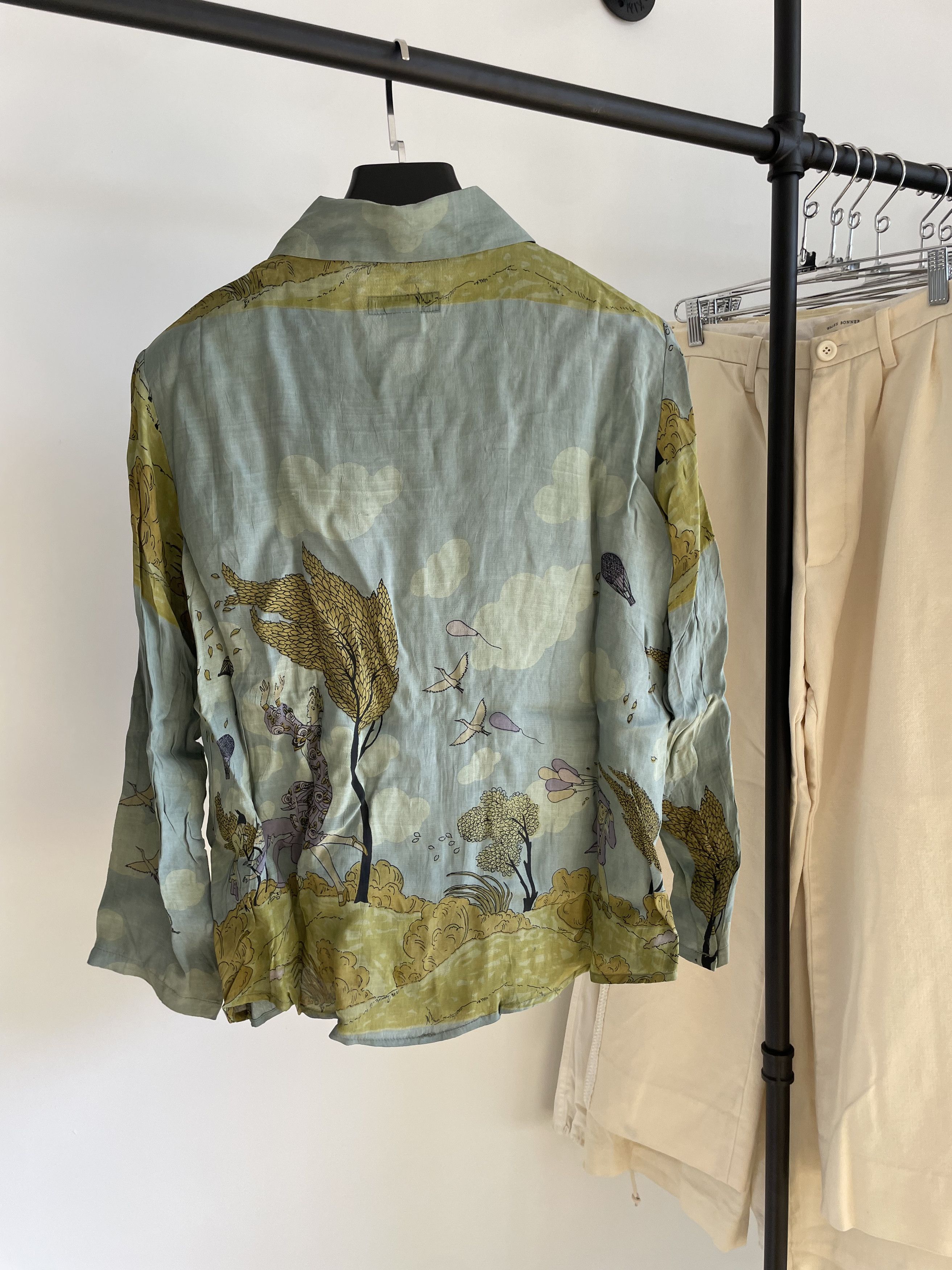 Vintage Citron Vintage Graphic Scene Button Up Shirt Size US L / EU 52-54 / 3 - 3 Thumbnail