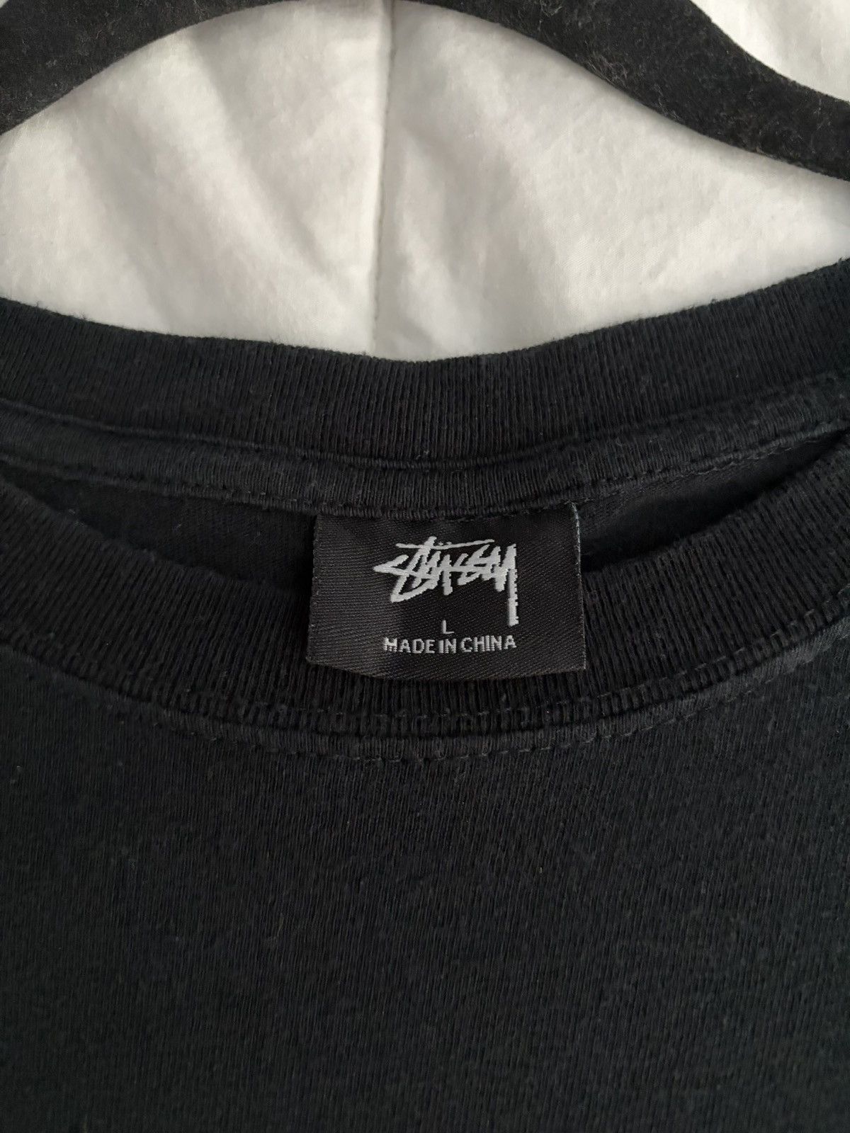 Stussy Stussy Basic Stussy Tee Black Large Preowned Size US L / EU 52-54 / 3 - 3 Thumbnail
