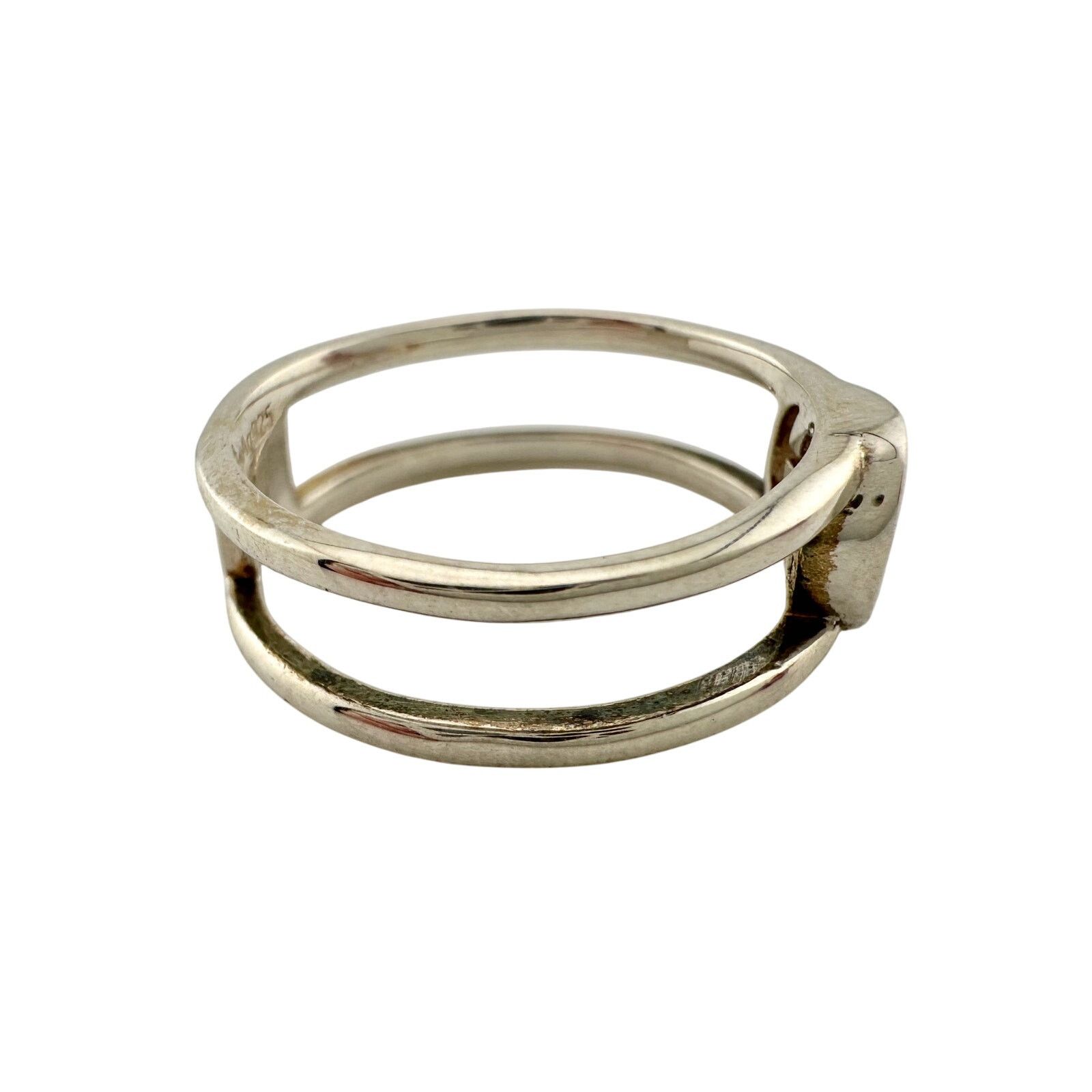 Gucci Gucci Interlocking G Open Band Ring Size 5.75 (11) Size ONE SIZE - 9 Thumbnail