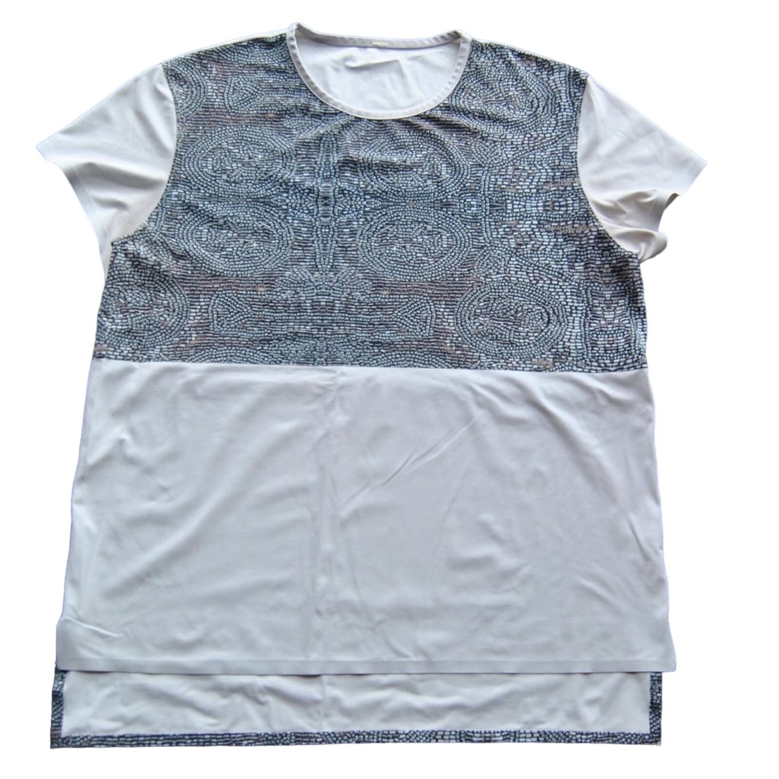 Lululemon Lululemon Graphic Design White Shirt Size L / US 10 / IT 46 - 1 Thumbnail