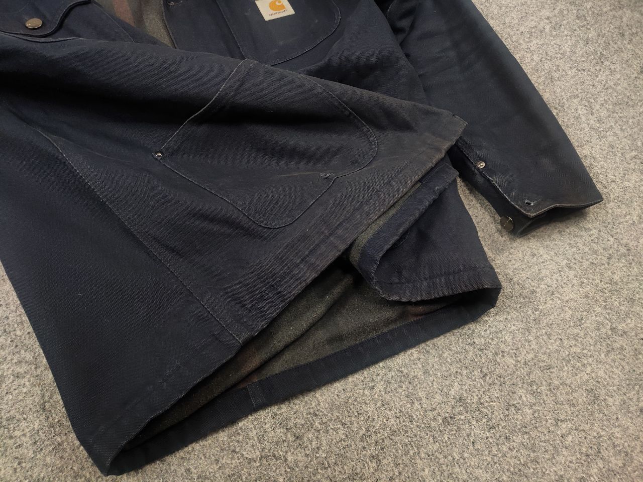 Carhartt Vintage Carhartt michigan Faded Canvas Linen Pocket Jacket Size US L / EU 52-54 / 3 - 21 Thumbnail