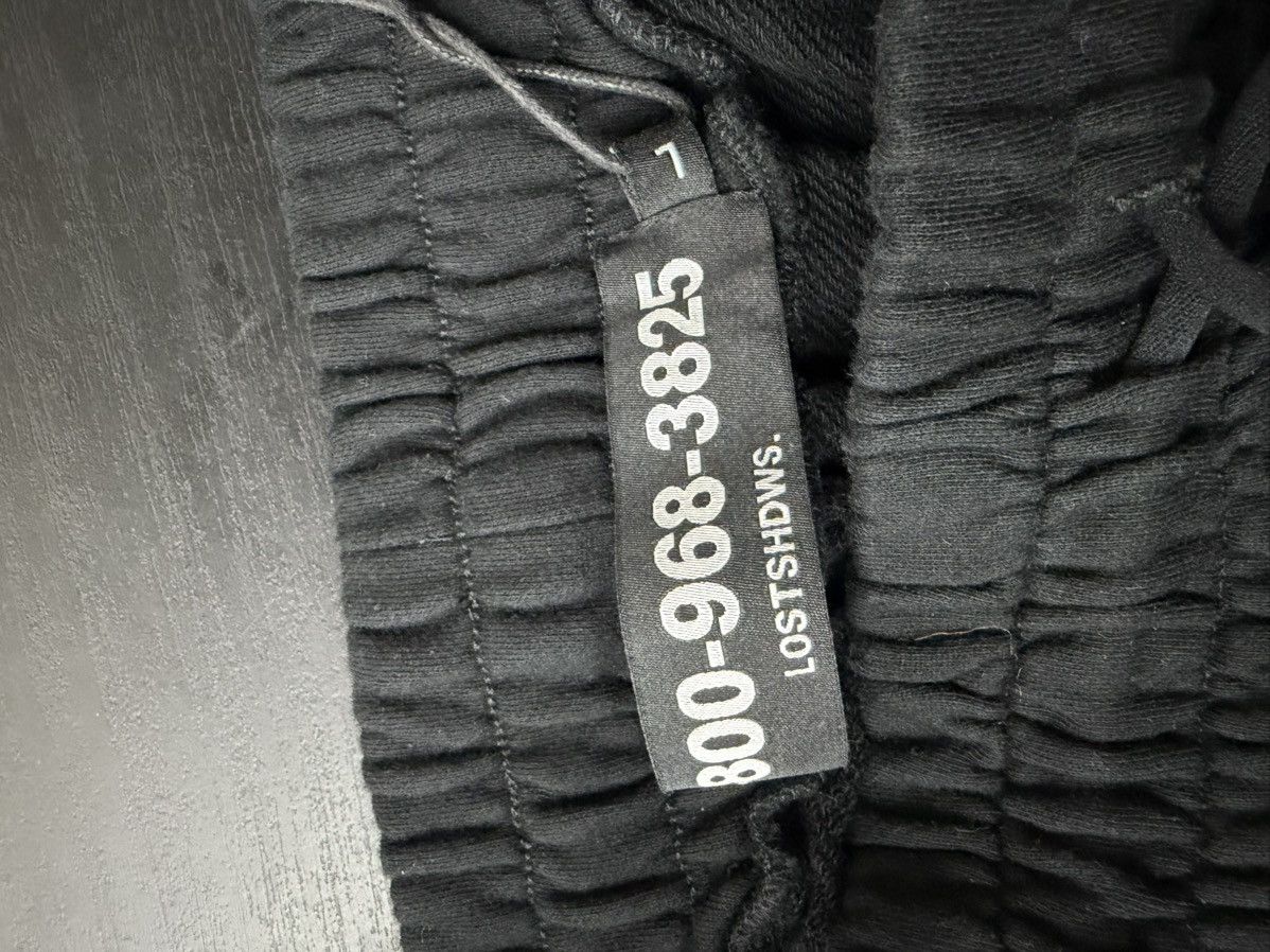 LOSTSHDWS LOSTSHDWS OG Sun Logo Sweatpants Black White Size L Size US 36 / EU 52 - 2 Thumbnail