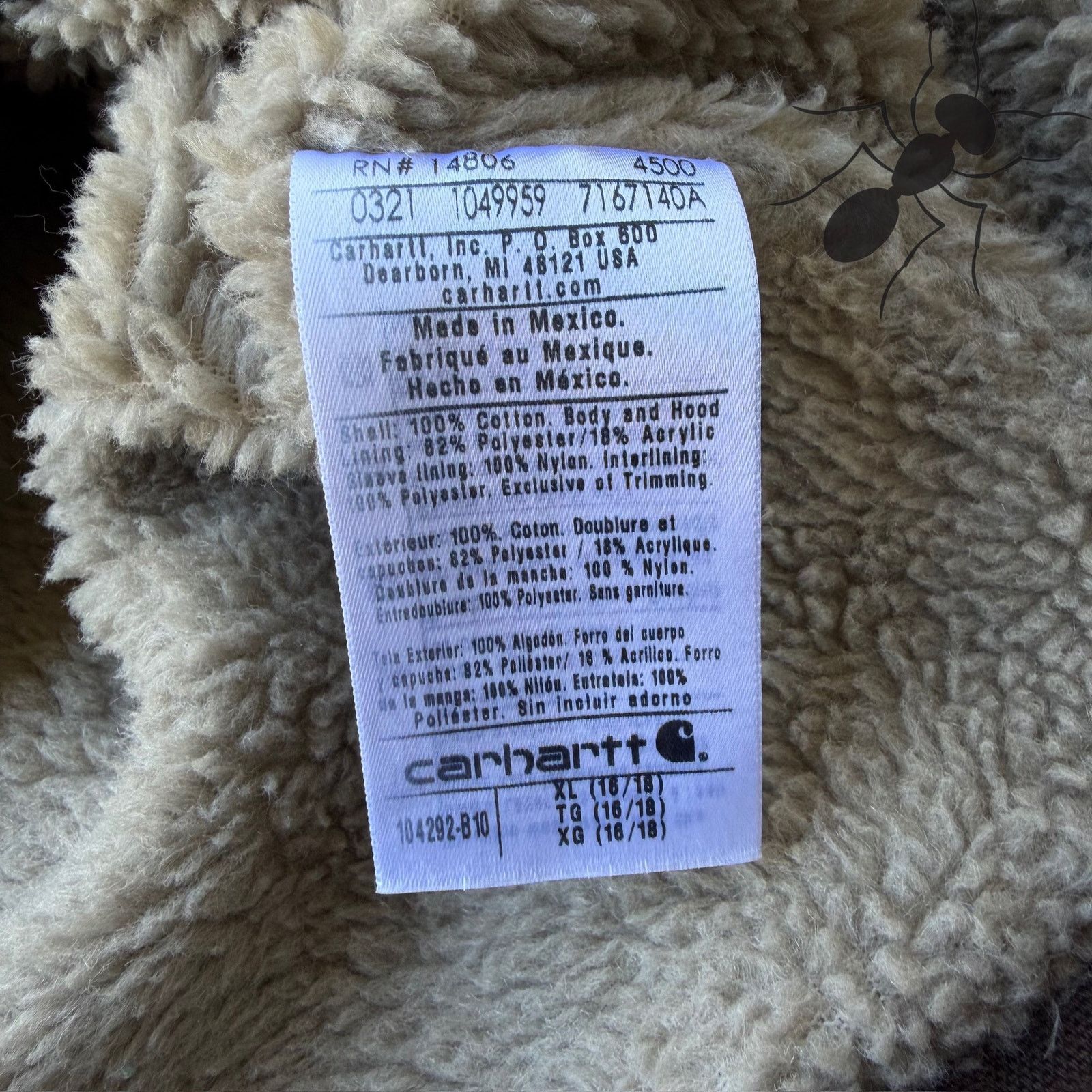 Carhartt × Vintage Carhartt WOMENS brown sierra hooded work wear jacket Size US XL / EU 56 / 4 - 5 Thumbnail