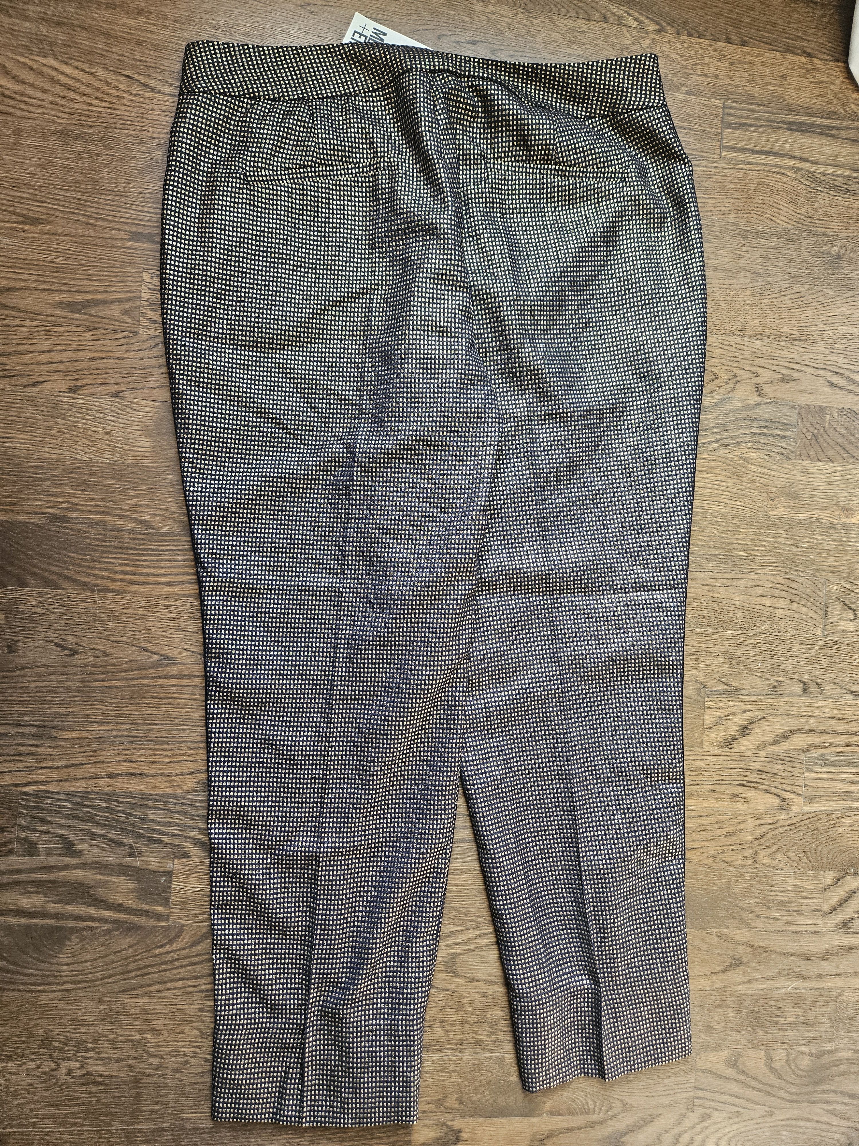 ME+EM ME+EM metallic black/gold tuxedo trouser NWT Size 32" / US 10 / IT 46 - 4 Thumbnail