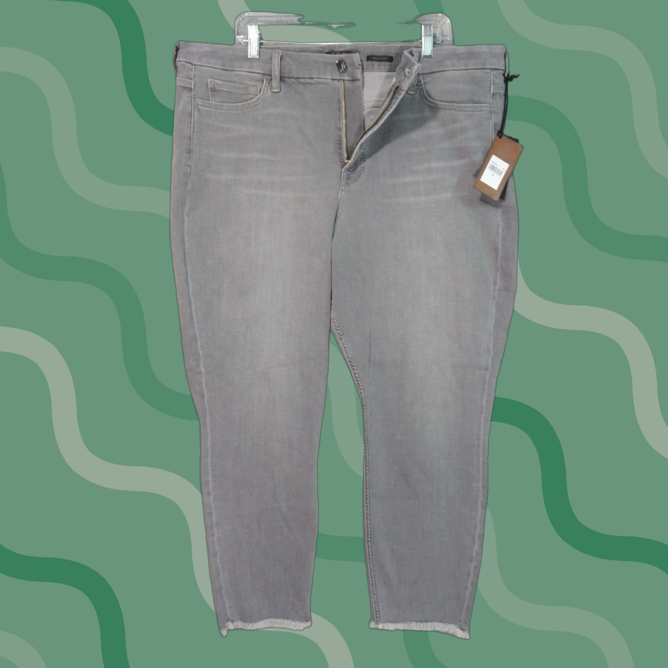 7 For All Mankind Jen7 For All Mankind Jeans Womens 20 Gray Denim Ankle Skinny High Rise Stretch Size 20 Plus 5-Pocket Design Womens Jeans Gray High Rise Ankle Stretch Size 42" / US 20 - 1 Thumbnail