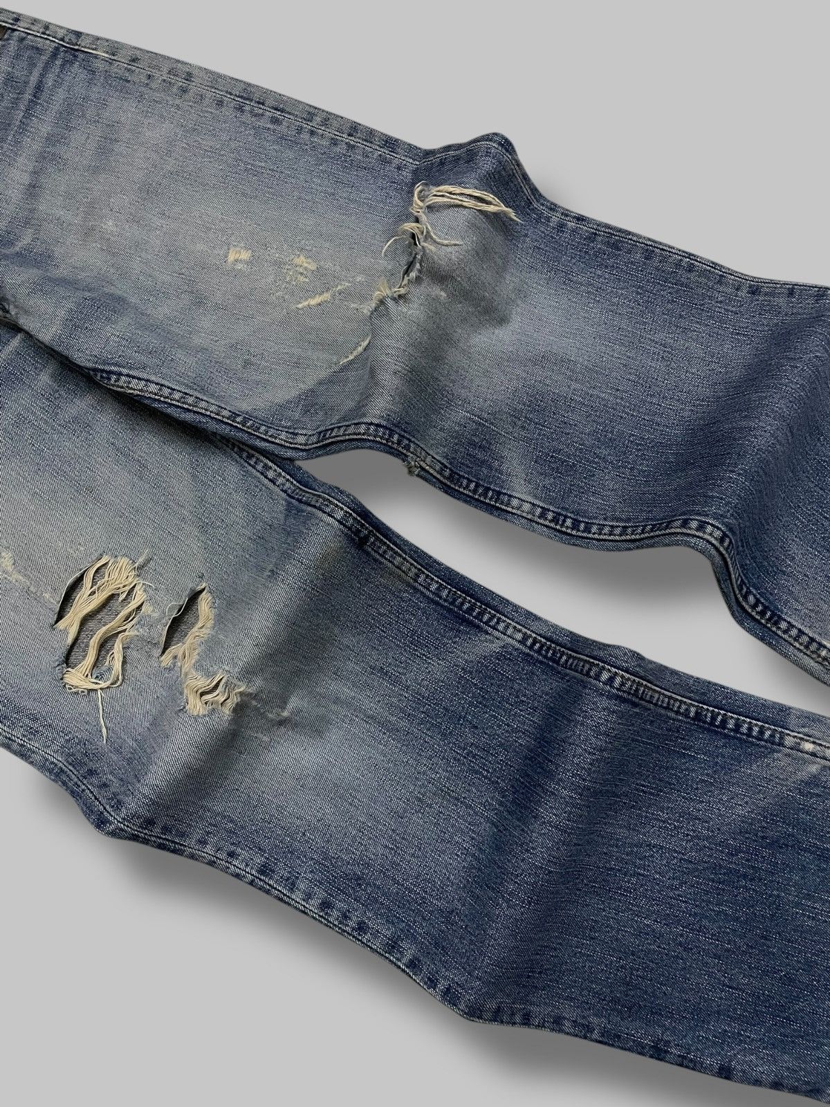 Levi's Vintage Clothing Vintage 1990s Designer Levis 502 Distressed Denim Size US 30 / EU 46 - 3 Thumbnail