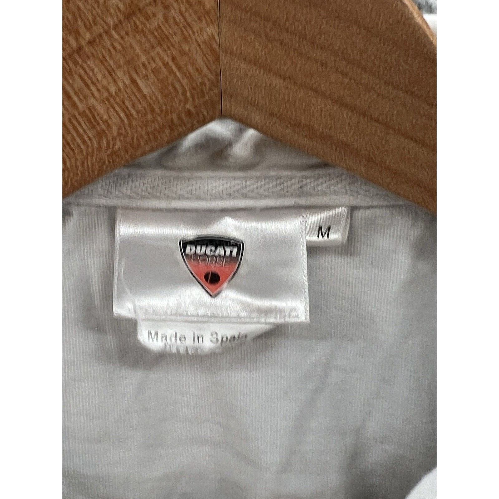 Ducati Vintage Ducati Corse Alice Racing Polo White Polo Sz. Medium Size US M / EU 48-50 / 2 - 3 Thumbnail