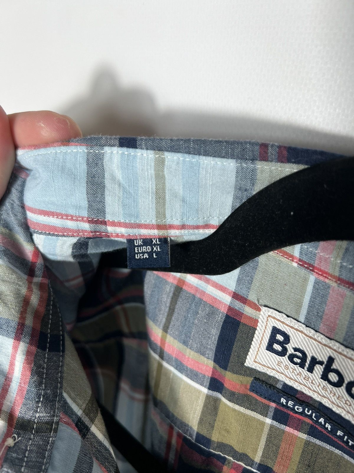 Barbour Vintage Barbour Bruno Madras Check Button Up Shirt Size US XL / EU 56 / 4 - 8 Thumbnail