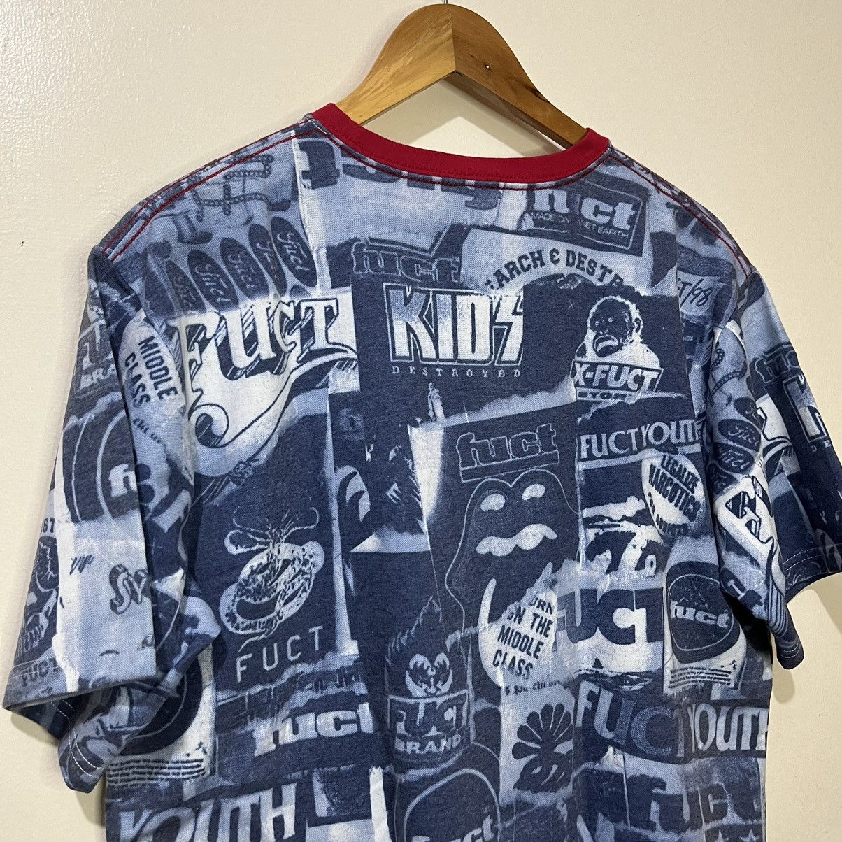 FUCT Rare Fuct SSDD SS 2016 Xerox Pattern AOP Shirt Size US L / EU 52-54 / 3 - 13 Thumbnail