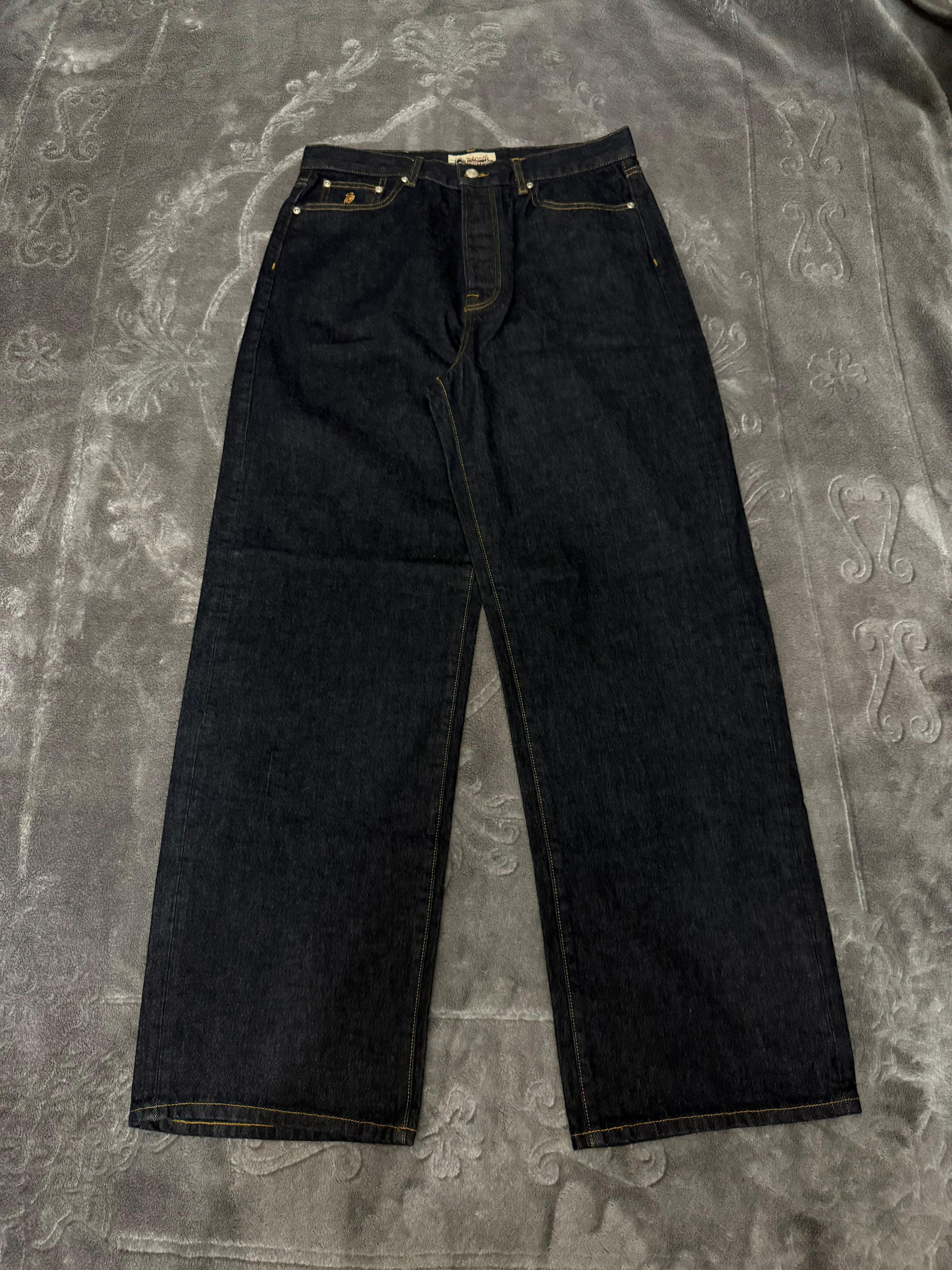 Stussy CC28 Relaxed Raw Denim in Navy Size US 34 / EU 50 - 2 Thumbnail