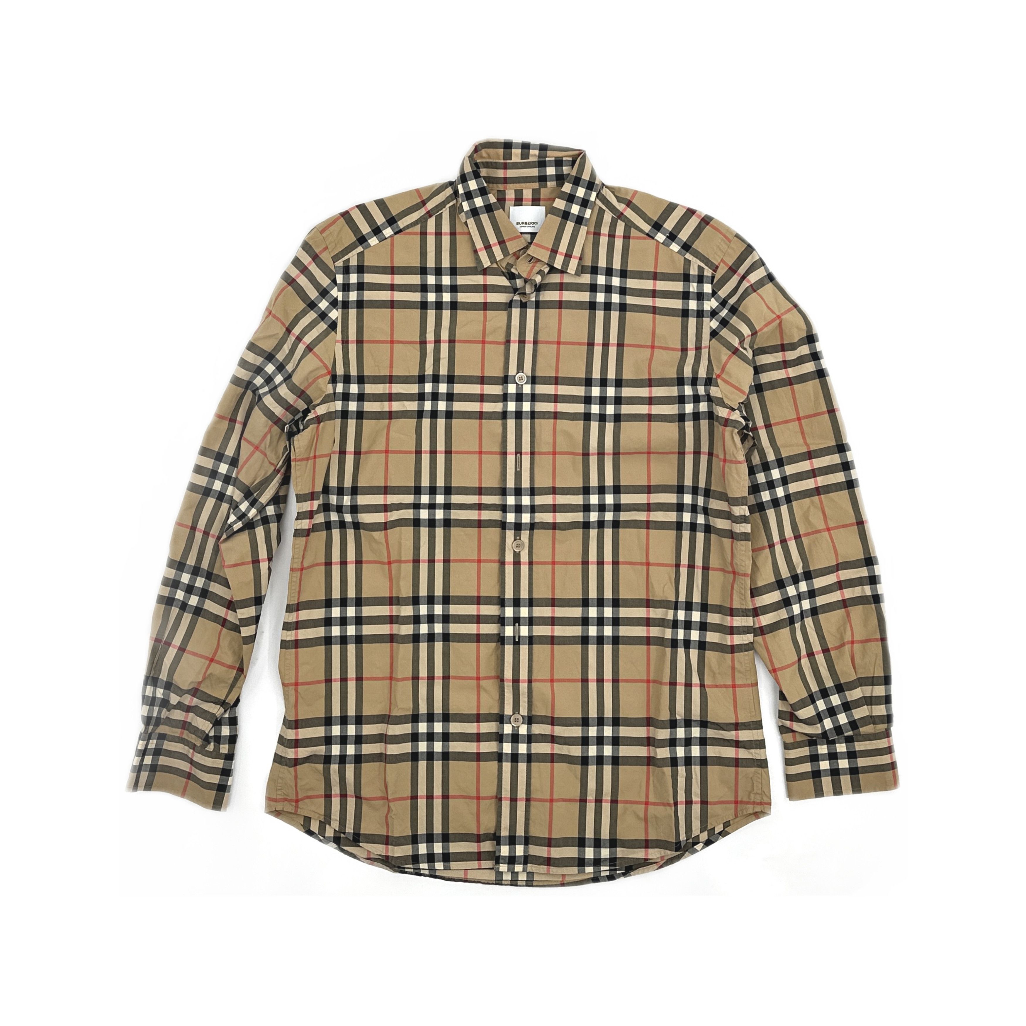 Burberry Burberry Classic Check Long Sleeve Button Up Shirt Size M Size US M / EU 48-50 / 2 - 1 Thumbnail