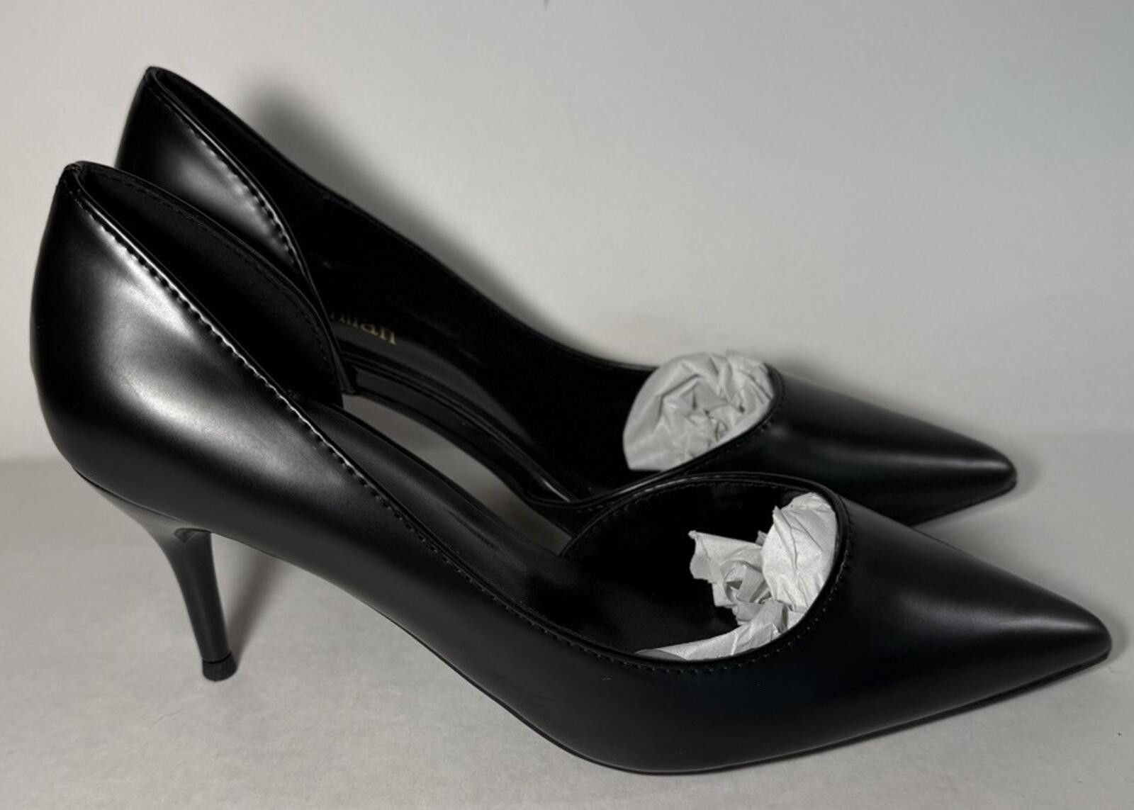 Other ELOSHMAN Pointed Toe Heels Side Hollow Stiletto Narrow Black Size US 9 / IT 39 - 2 Thumbnail