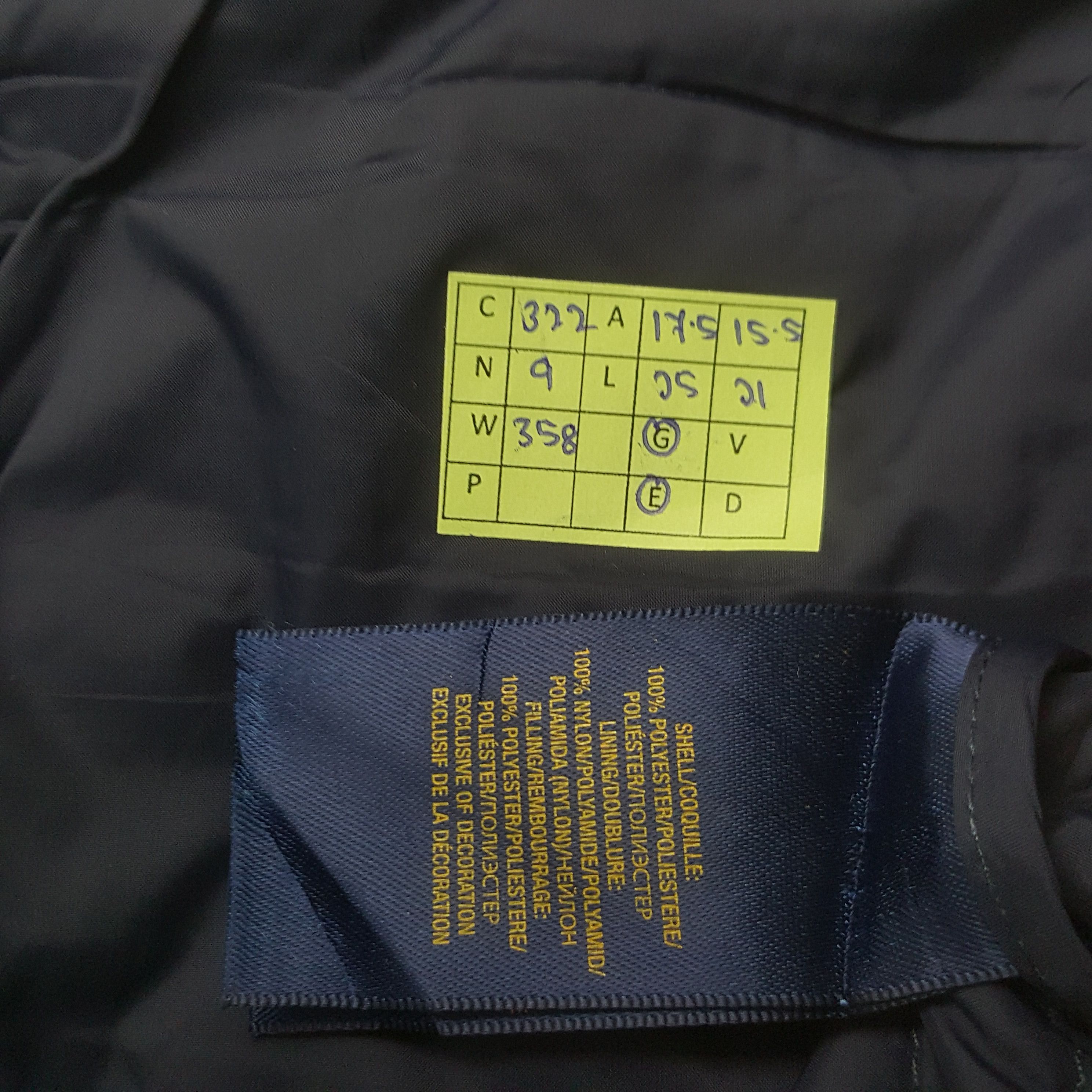 Polo Ralph Lauren Vintage Polo Ralph Lauren Puffer Bombers Jacket C322N9 Size US XS / EU 42 / 0 - 7 Thumbnail