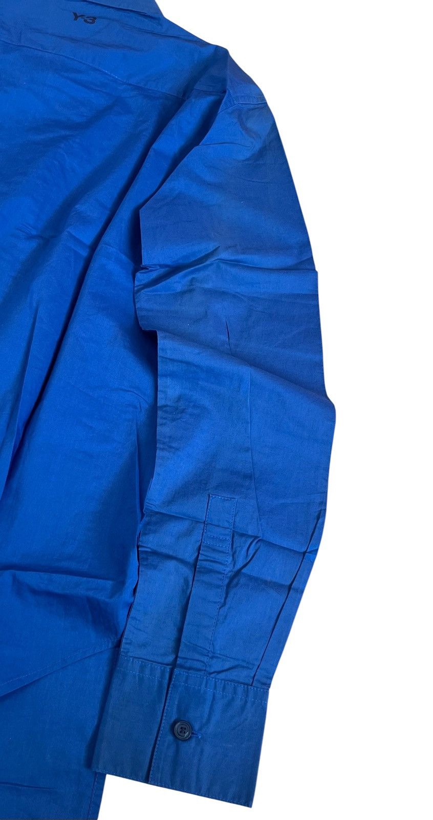 Yohji Yamamoto Yohji yamamoto y-3 classic blue button up shirt Size US S / EU 44-46 / 1 - 4 Thumbnail