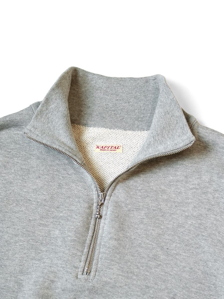Kapital Kapital Half Zip Profile Rainbowy Patch Sweatshirt Size US S / EU 44-46 / 1 - 4 Thumbnail