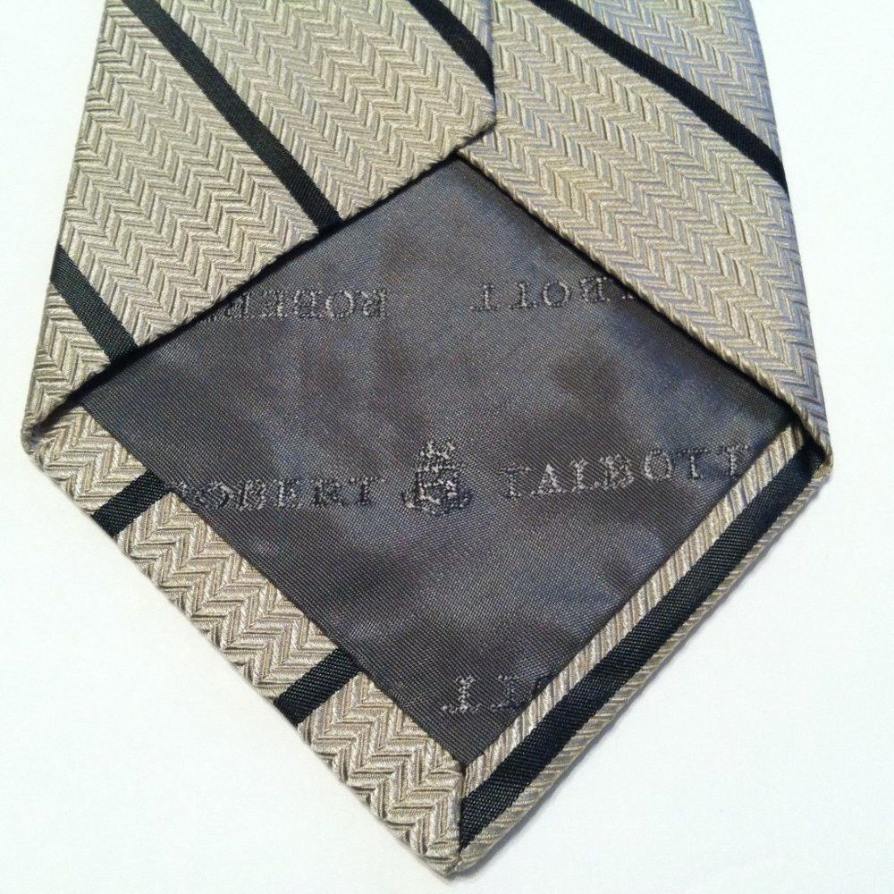 Robert Talbott ROBERT TALBOTT FOR GUFFEY'S MENS NEW SILK TIE WIDTH: 3 3/4" Size ONE SIZE - 3 Thumbnail
