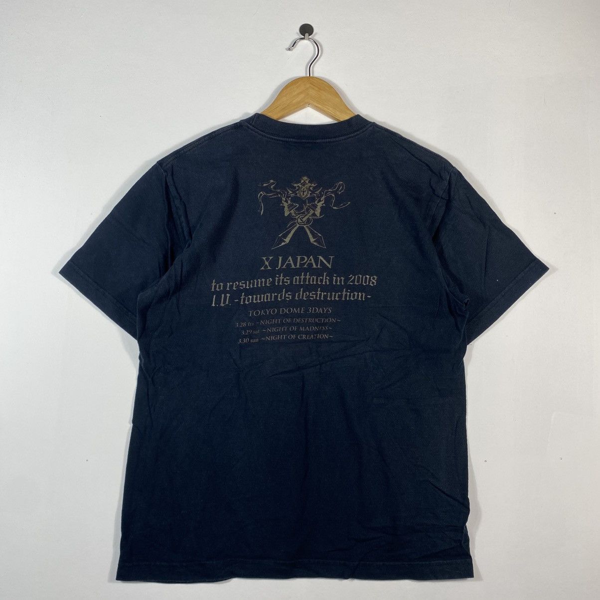 Band Tees Japanese Band X-JAPAN To Resume Its Attack In 2008 Tee Shirt Size US L / EU 52-54 / 3 - 4 Thumbnail