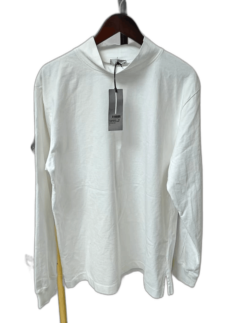 Dior Dior White Long Sleeve Relaxed Fit Top Size US L / EU 52-54 / 3 - 1 Thumbnail
