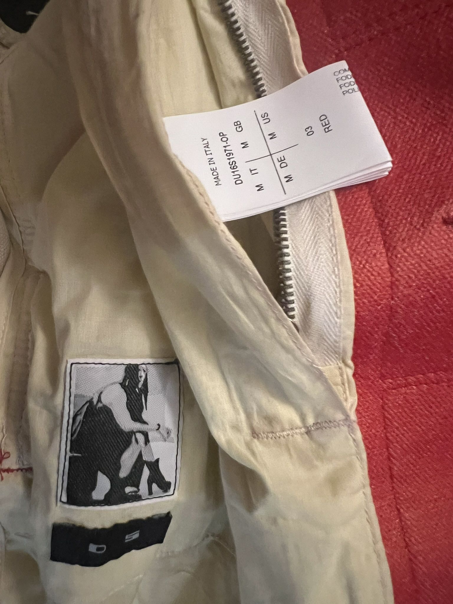 Rick Owens Drkshdw Red Trenchcoat Size US M / EU 48-50 / 2 - 6 Thumbnail