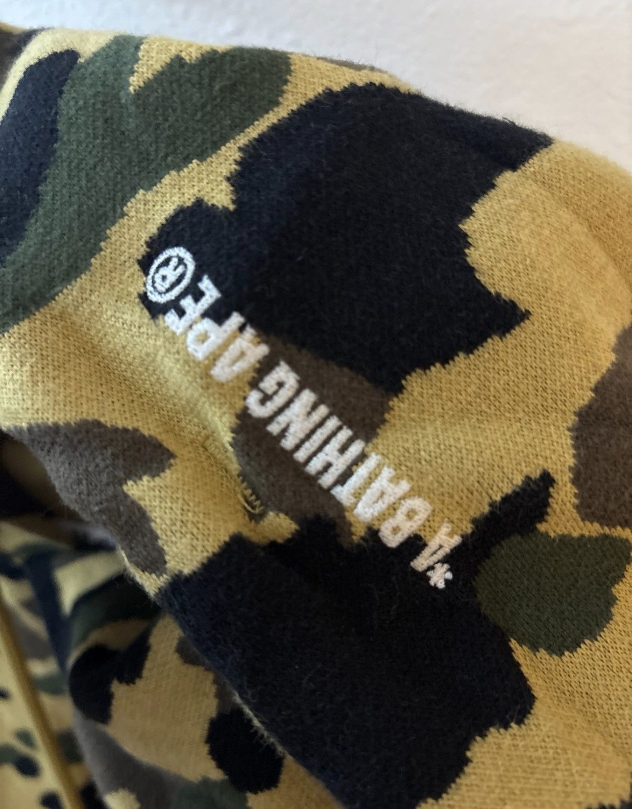 Bape BAPE 1st Camo Jacquard One Point Relaxed Fit Pullover Hoodie Size US XL / EU 56 / 4 - 7 Thumbnail