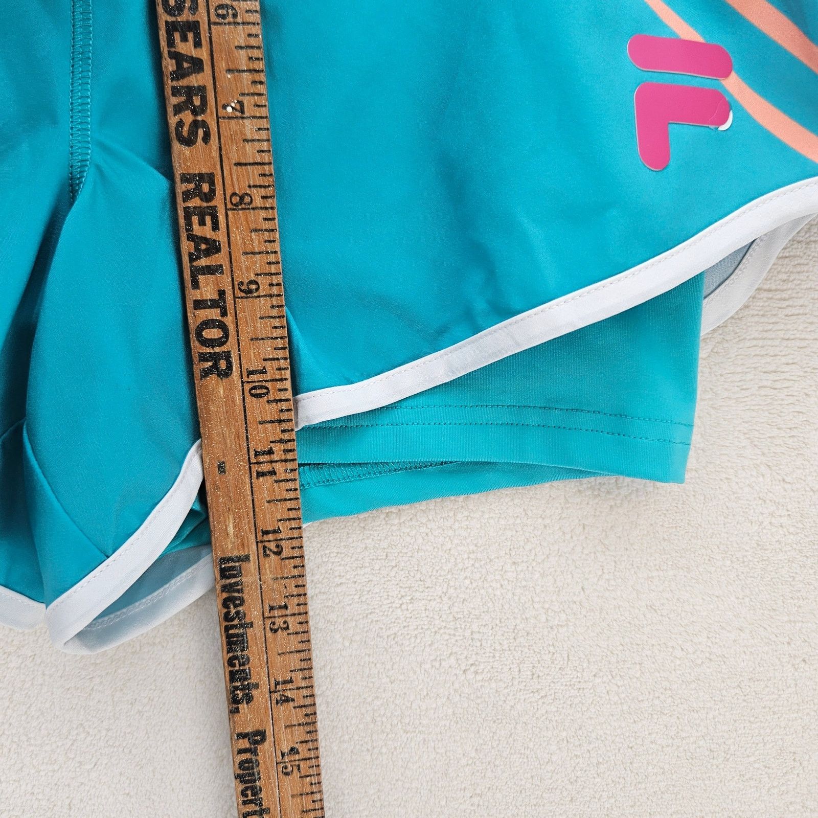 Fila FILA X BEVANS WOMEN'S SMALL TEAL TENNIS SHORTS UPF 50+ NWT Size 28" / US 6 / IT 42 - 3 Thumbnail