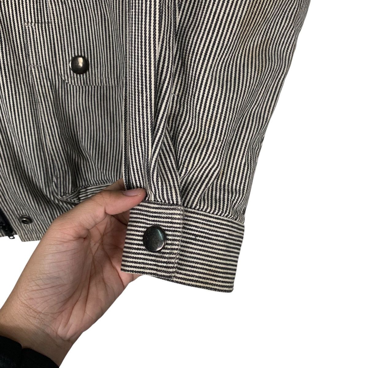 Japanese Brand Japanese Brand Claude Cross Hickory Bomber Jacket Size US M / EU 48-50 / 2 - 13 Thumbnail